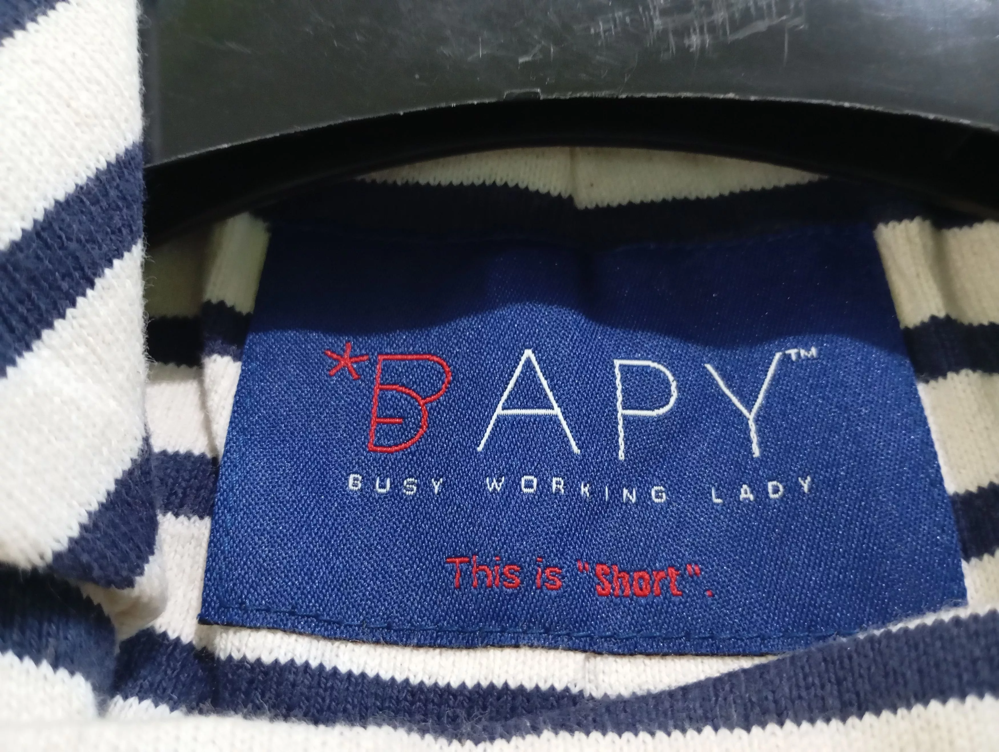 Bape Coats Bape Bapy Striped Coat Blue