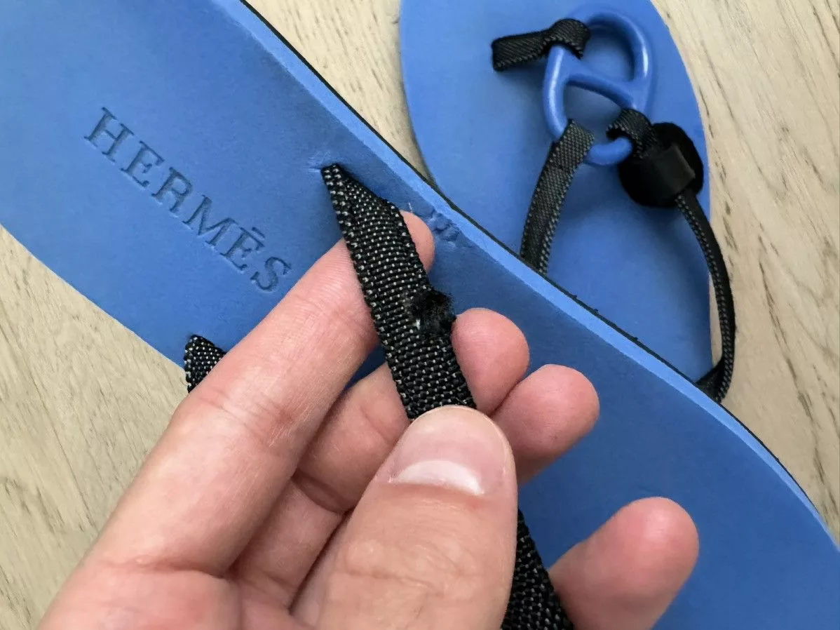 Hermes Sandals Hermes Kala sandals Blue