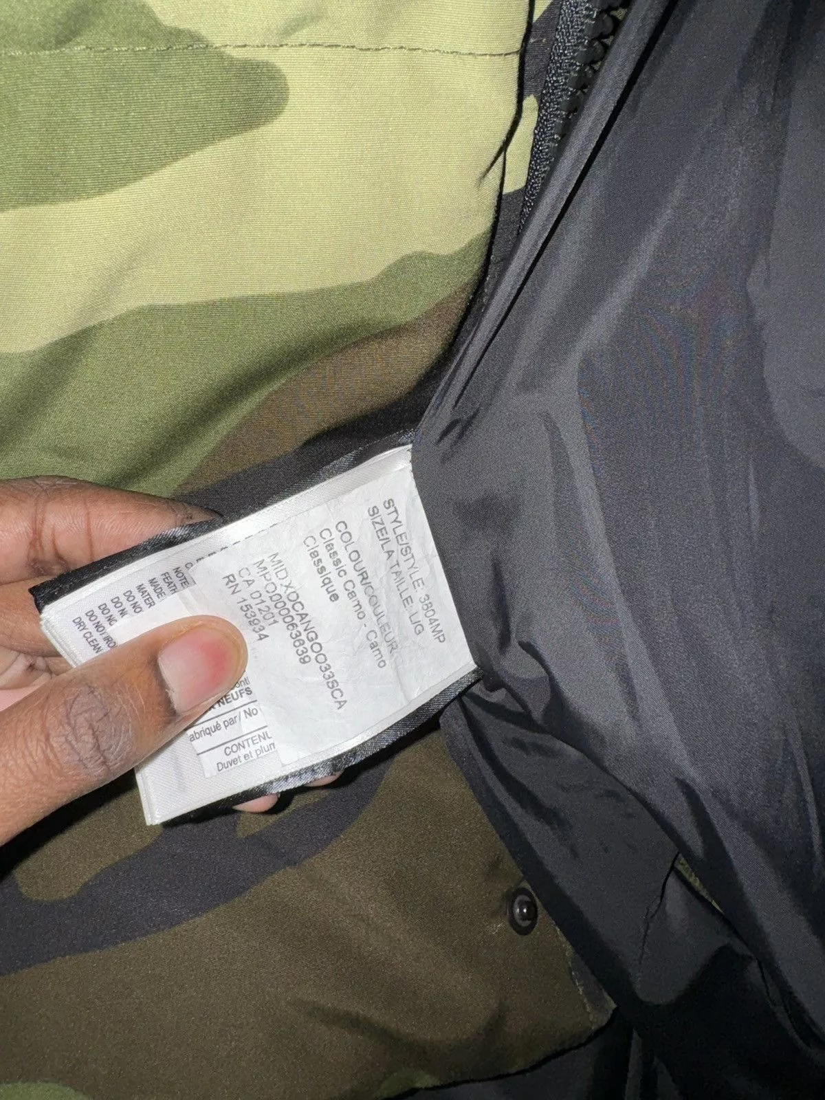 Canada Goose Heavy Coats Camo Canada Goose Multi