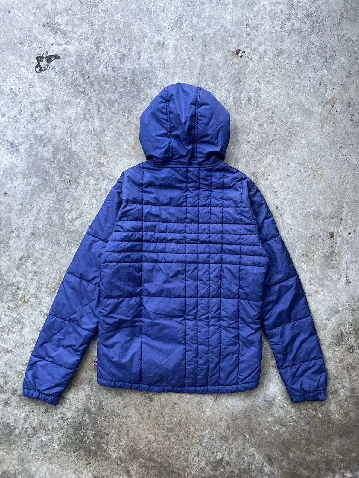 Quiksilver Light Jackets Quiksilver quicksilver puffer jacket hoodie Blue Vintage