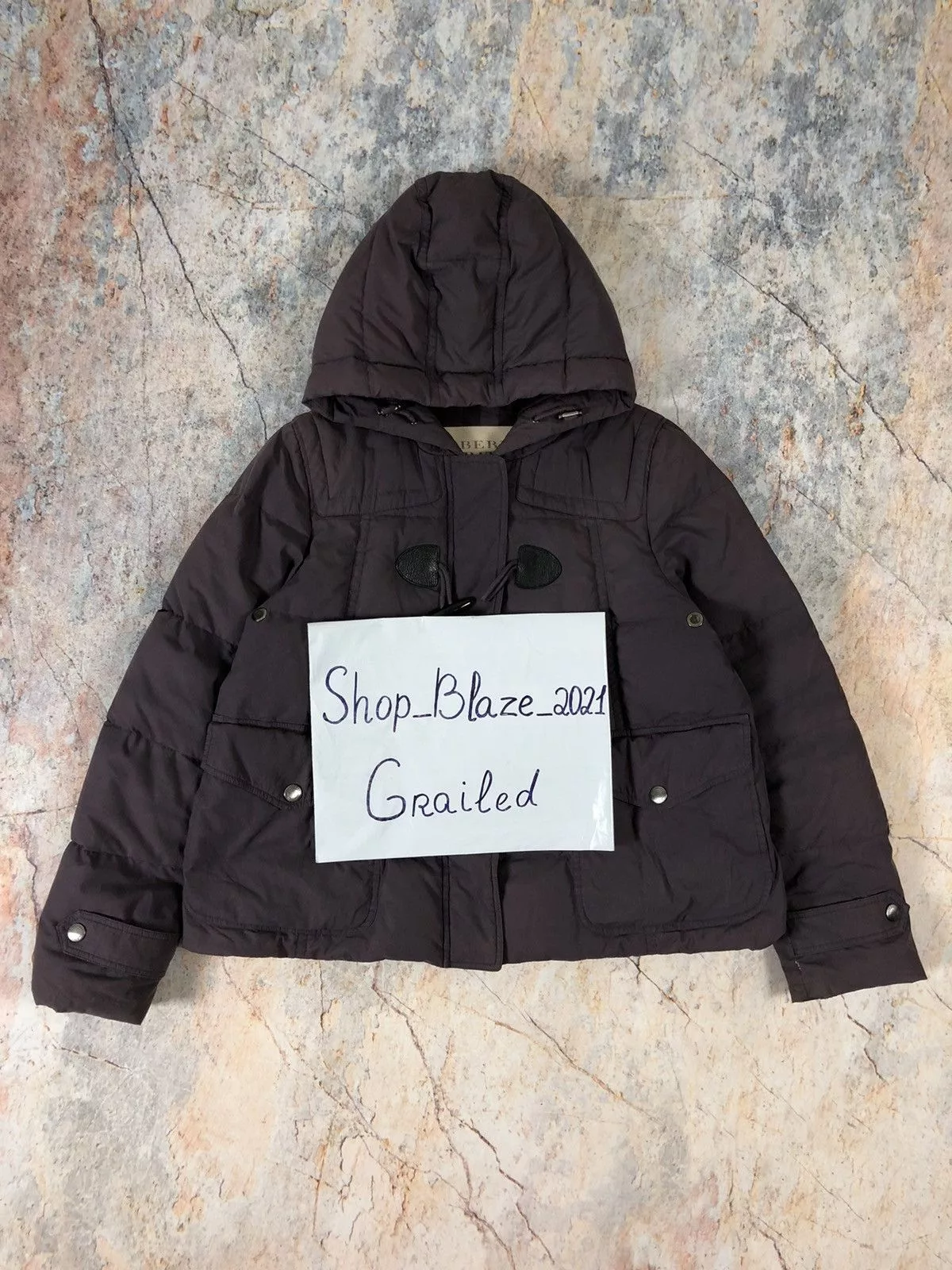 Burberry Jackets Burberry Brit down jacket puffer Purple