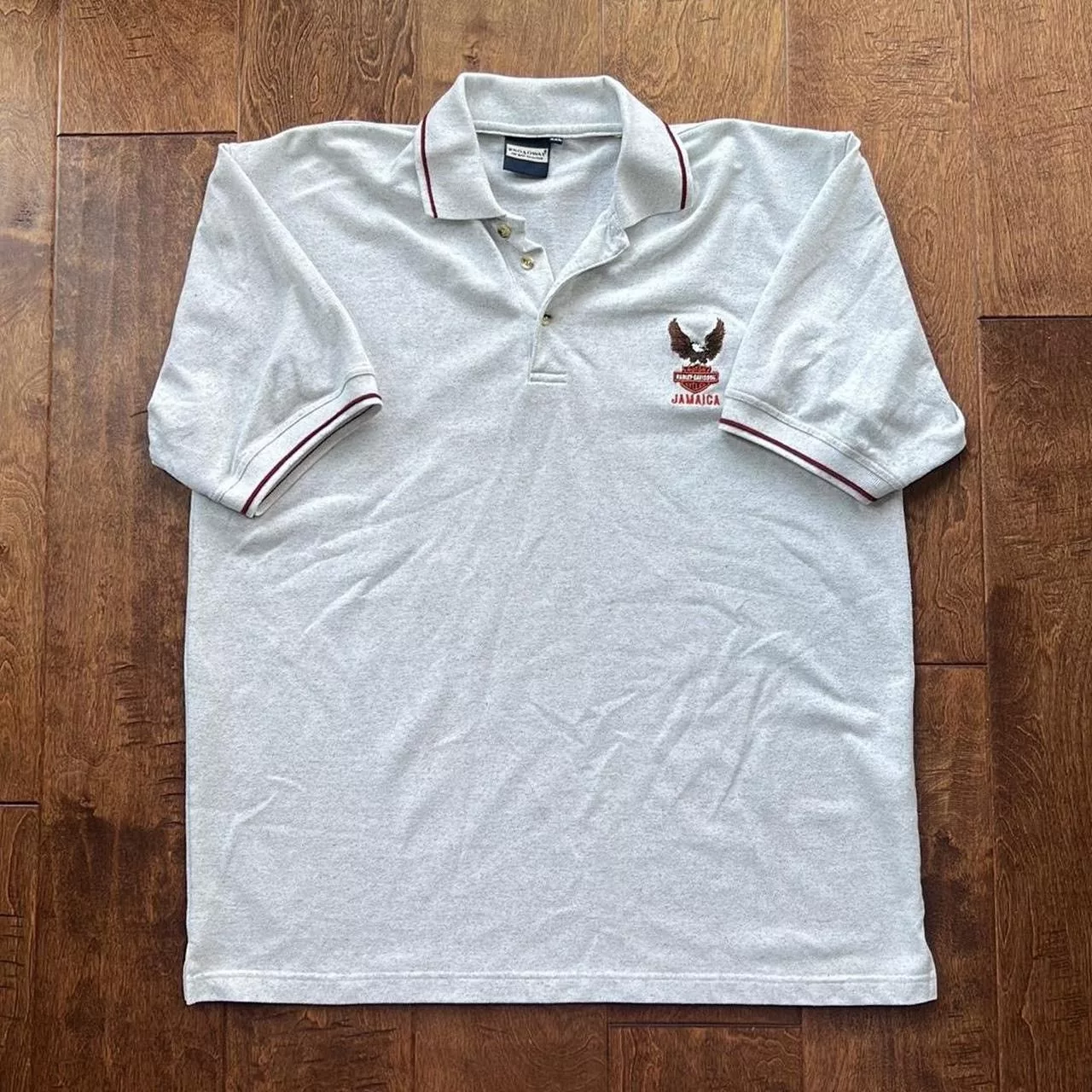 Harley Davidson Polos Harley Davidson × Vintage Vintage Harley-Davidson Polo Gray