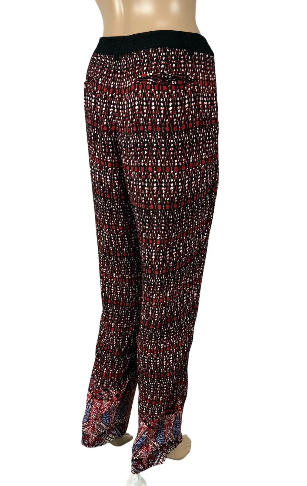 Sandro Pants Sandro Paris Viscose Trourers Ornament size 38 Multi