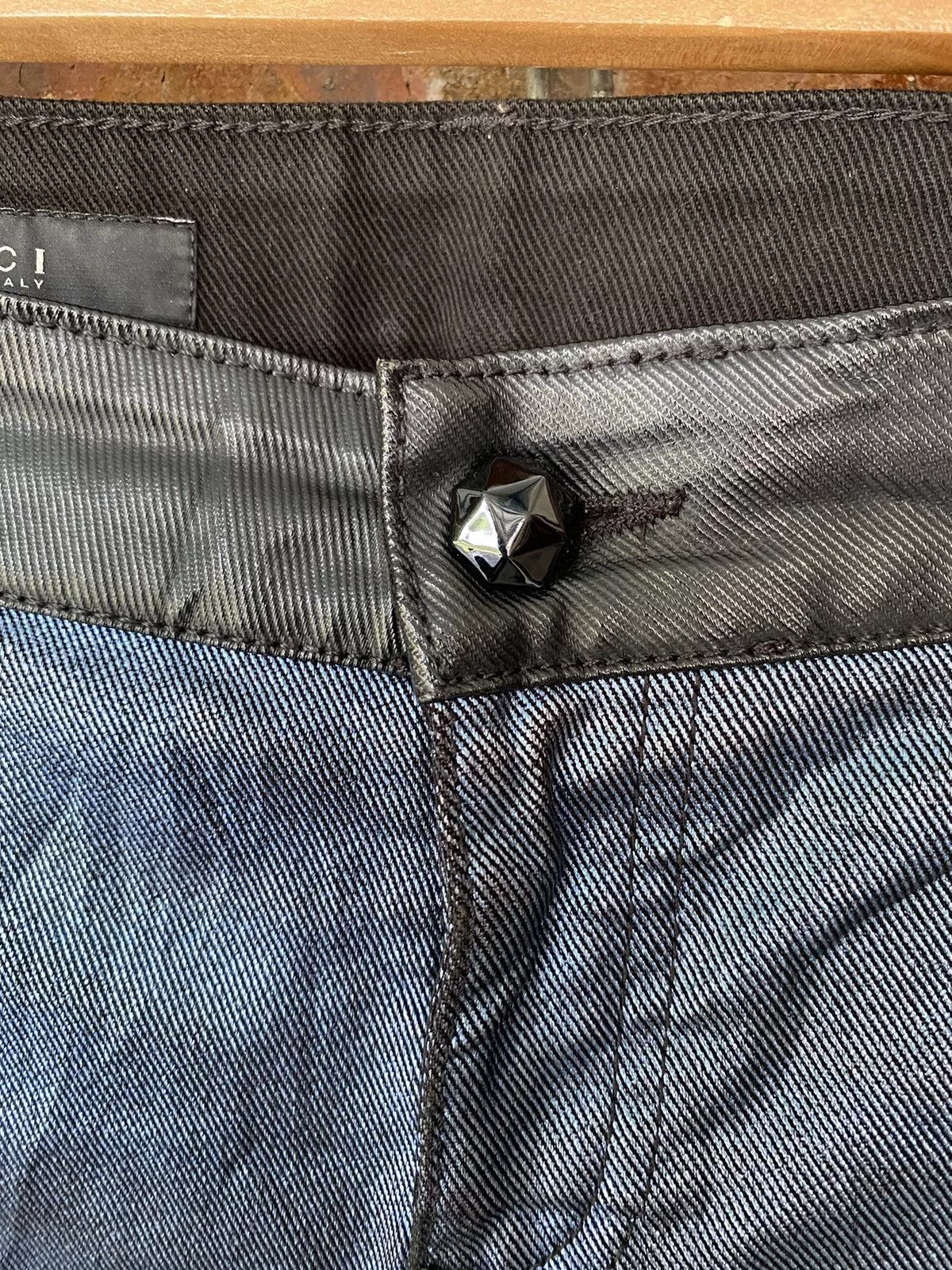 Gucci Jeans SS06 Gucci Wax Coated pants Multi