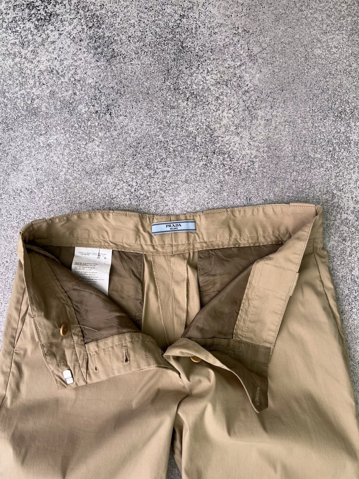 Prada Pants Prada × Vintage Vintage Prada Milano Beige Chino Pants