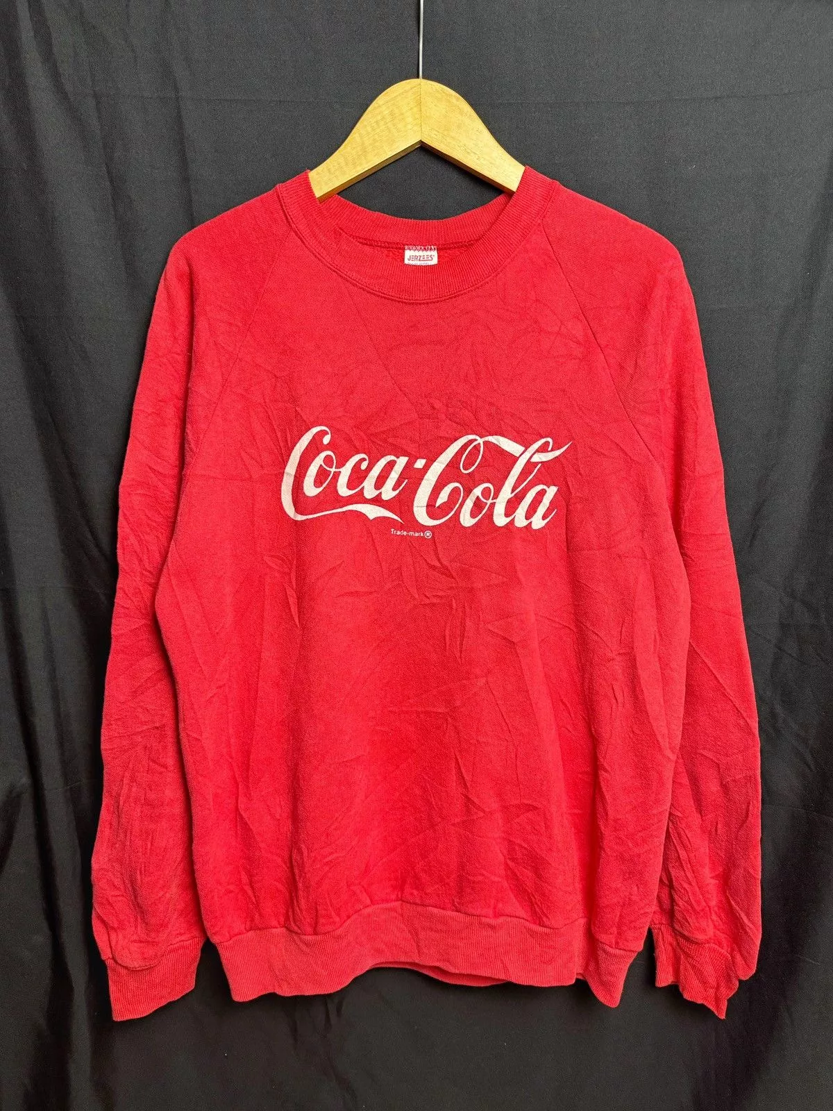 Coca Cola Sweatshirts Hoodies Coca Cola × Russell Athletic × Vintage Coca Cola Vintage Sweatshirt Red
