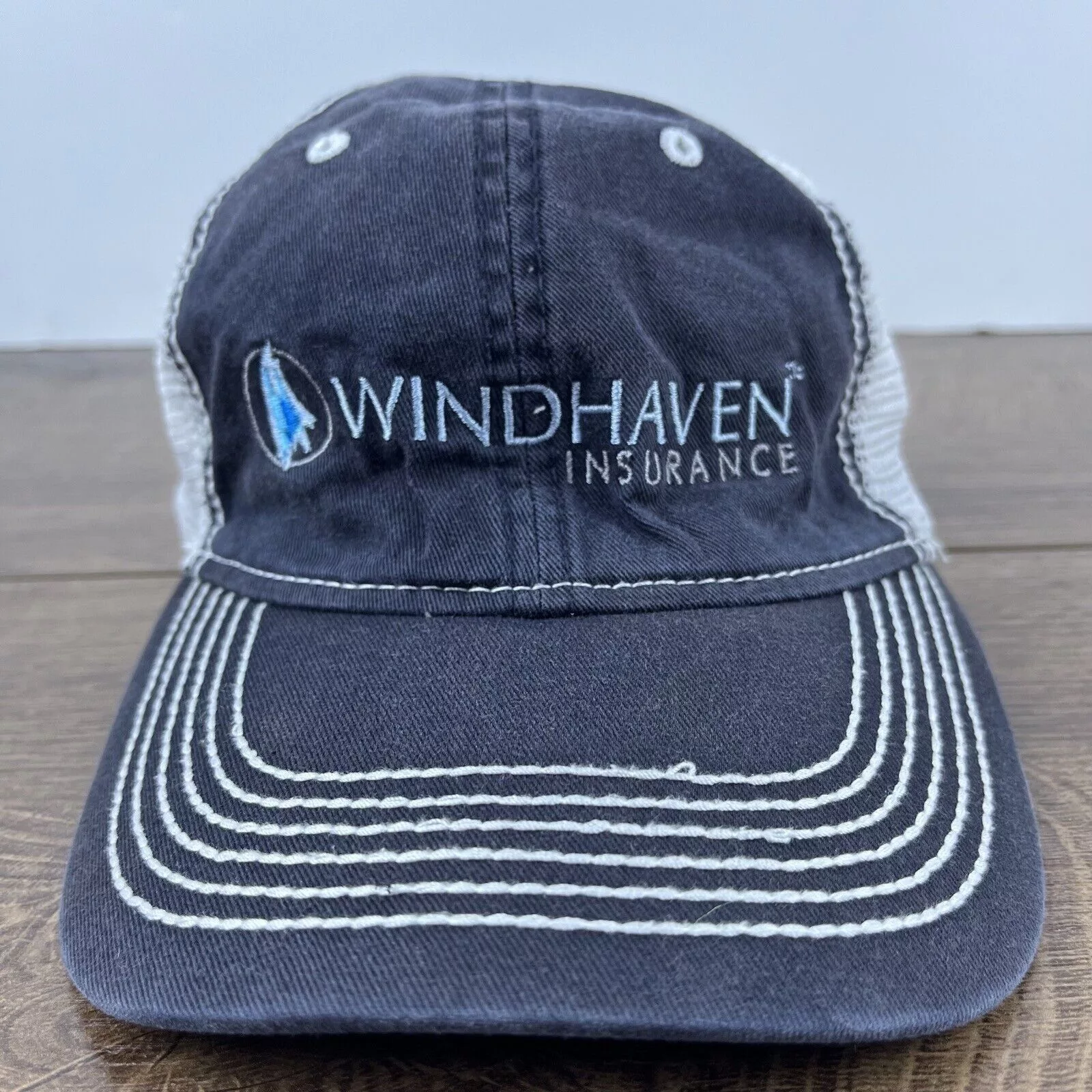 Other Hats Other Windhaven Insurance Hat Wind Haven Blue Adjustable Hat Blue