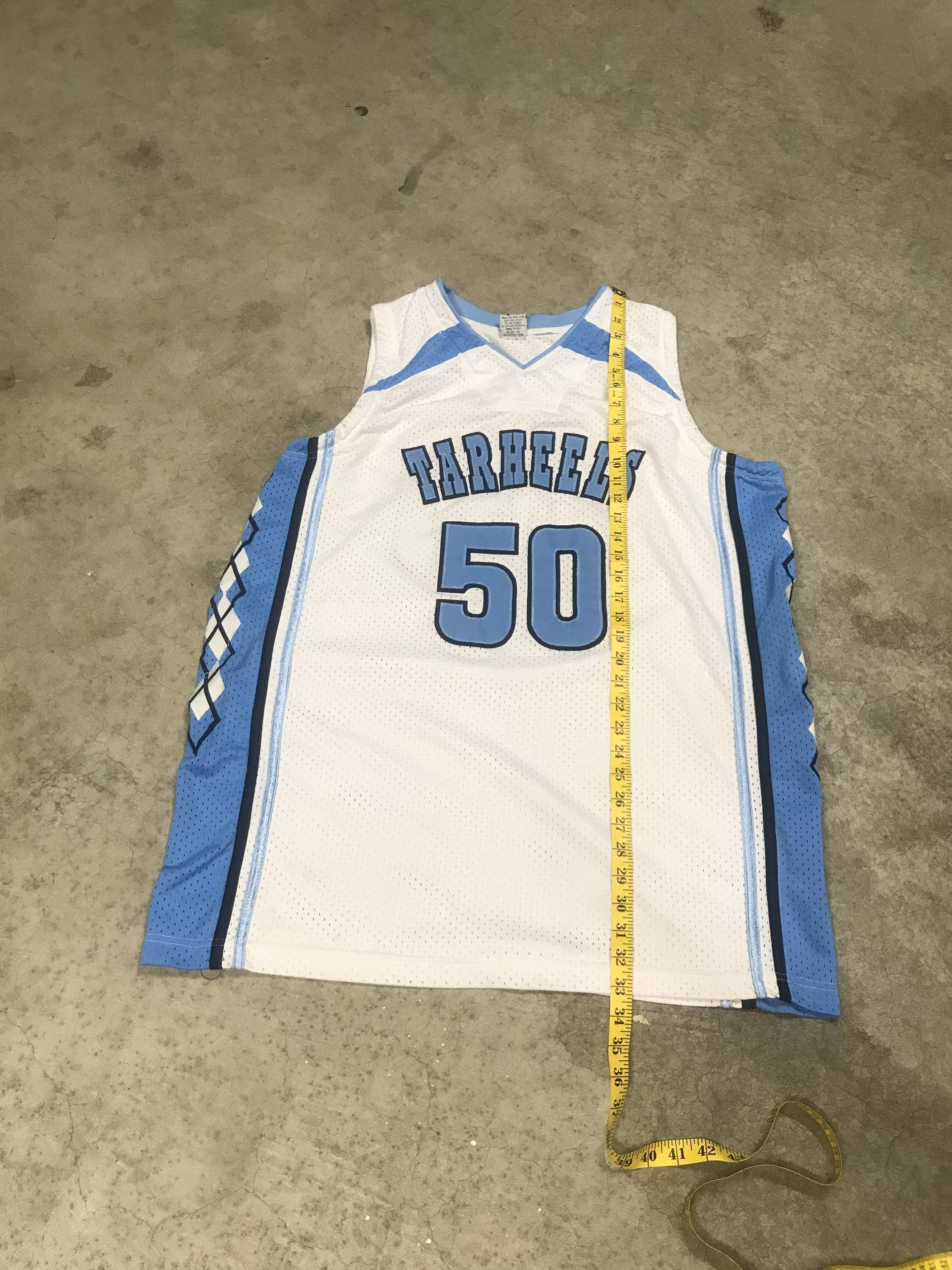 Champion Jerseys Champion × Mitchell & Ness × Starter UNC North Carolina Tar Heels Jersey XL Vintage BOOTLEG White