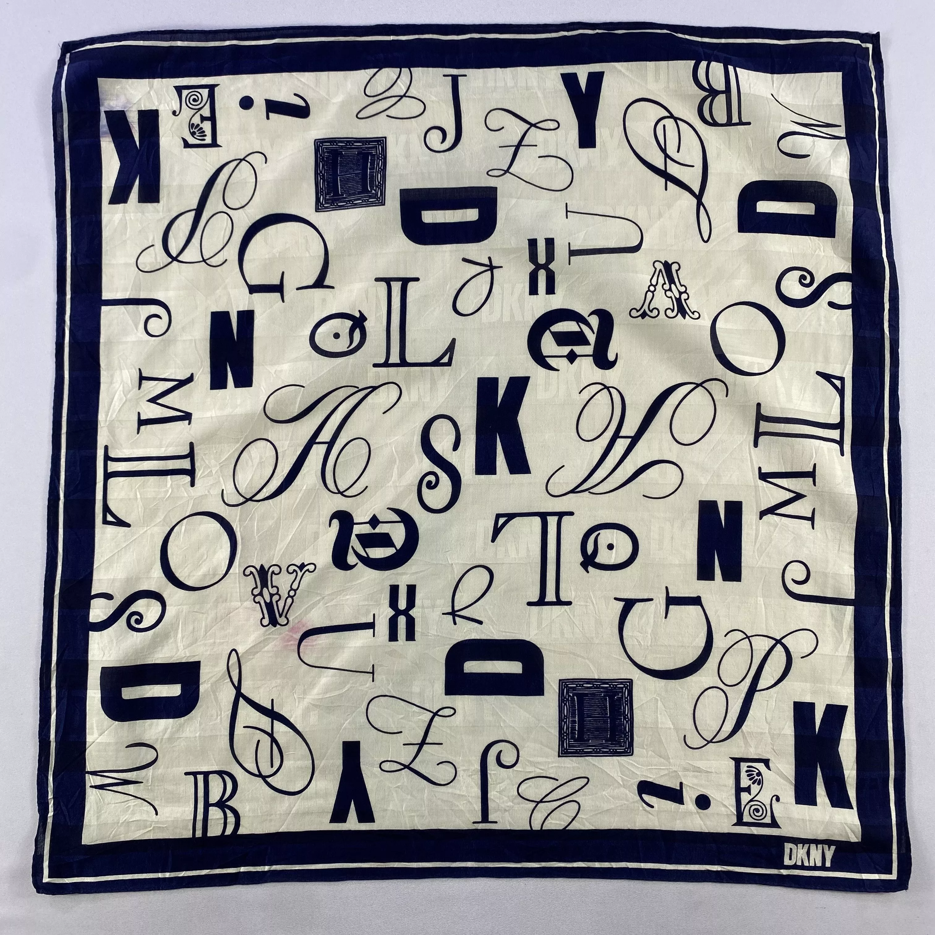 DKNY Ties Pocketsquares DKNY × Vintage DKNY Bandana/ Handkerchief / Neckerchief Multi