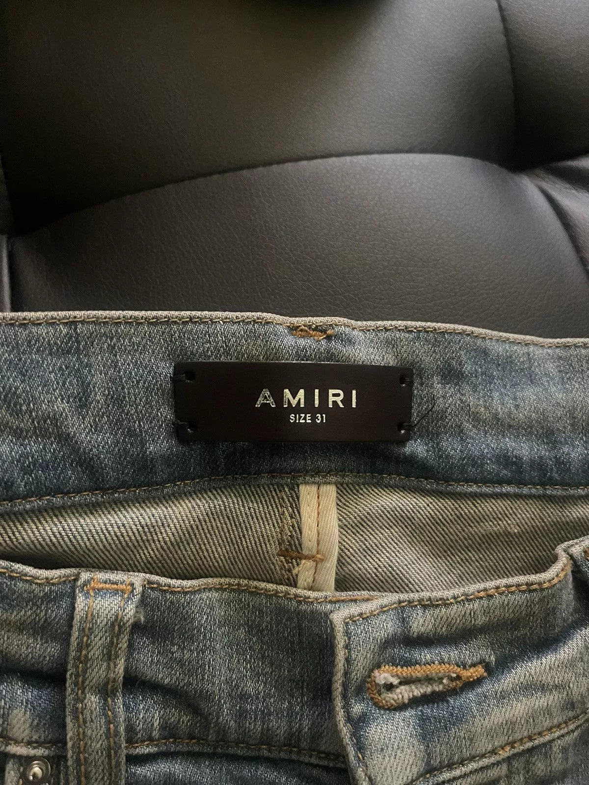 Amiri Denim Chemist amiri pants Black