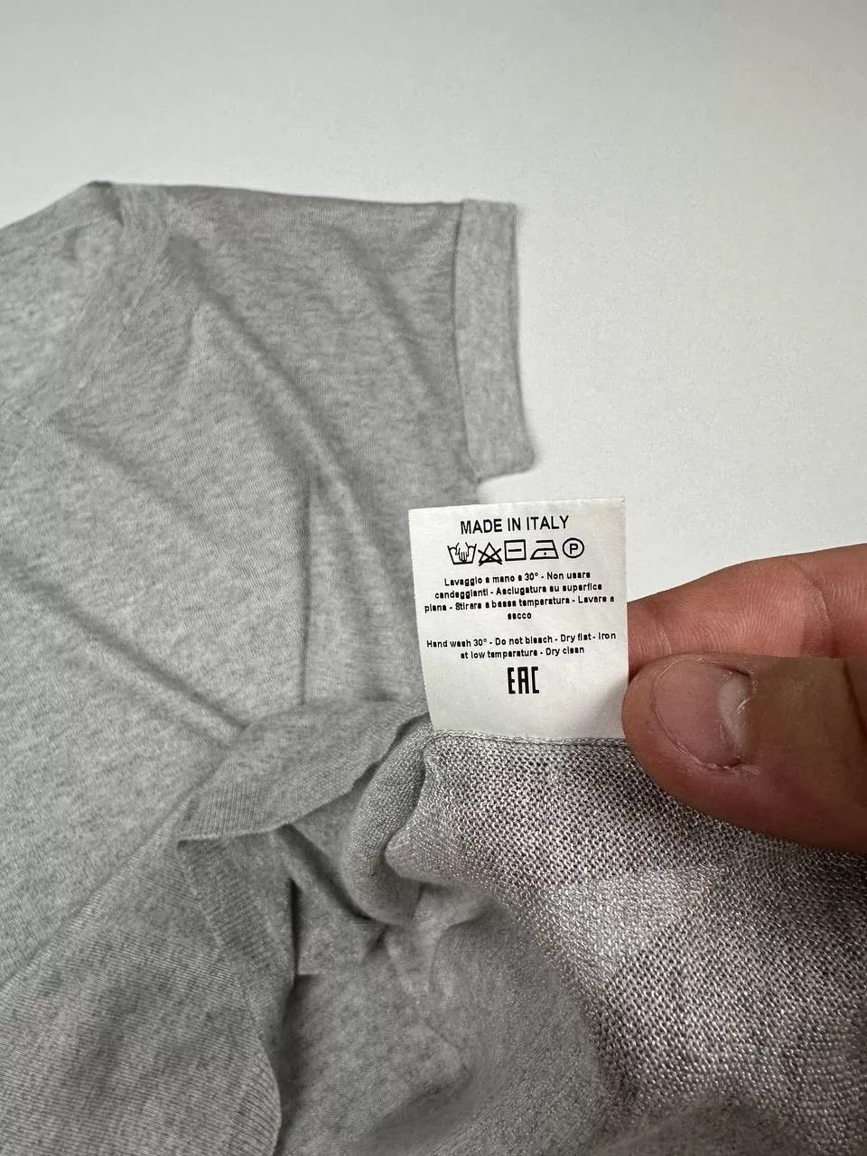 Panicale Short Sleeve T Shirts T-shirt Panicale Gray
