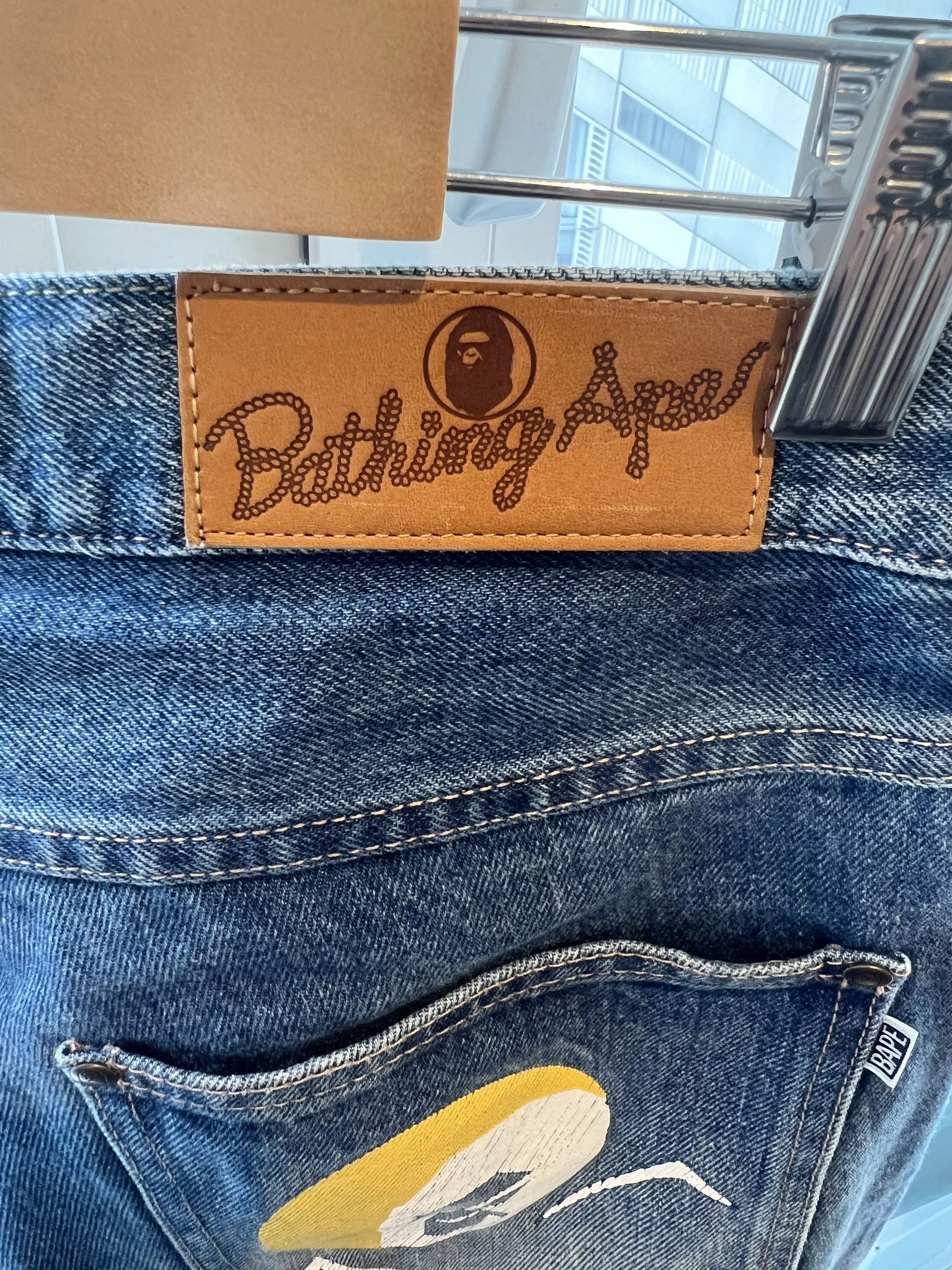 Bape Denim Shadow Bape Loose Fit Denim Purple