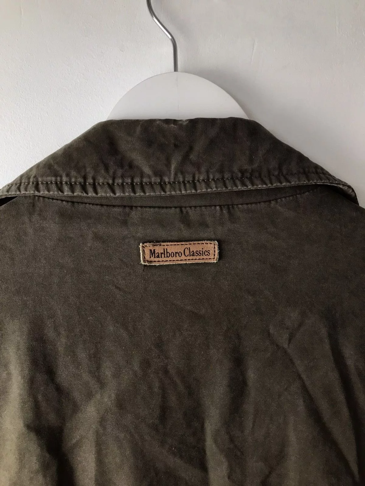 Marlboro Leather Jackets Marlboro Classics Quality Lable Windstoper Buttoned Jacket Brown Streetwear