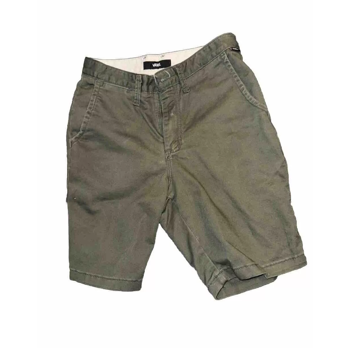 Vans Shorts VANS Unisex shorts size W 28 Green Chinos 9"inseam EXTRA SLI