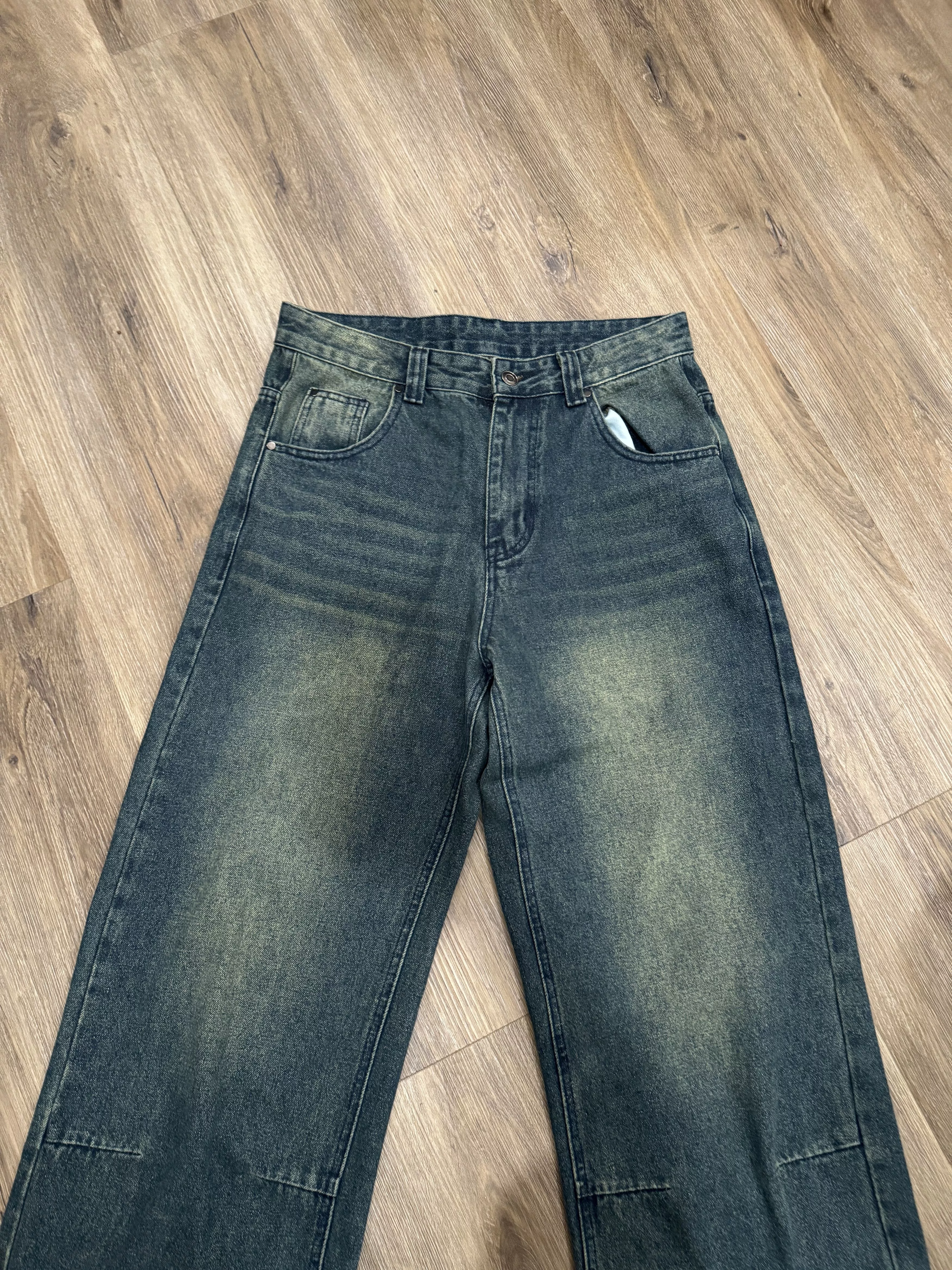 Vintage Denim Vintage Baggy Denim Green