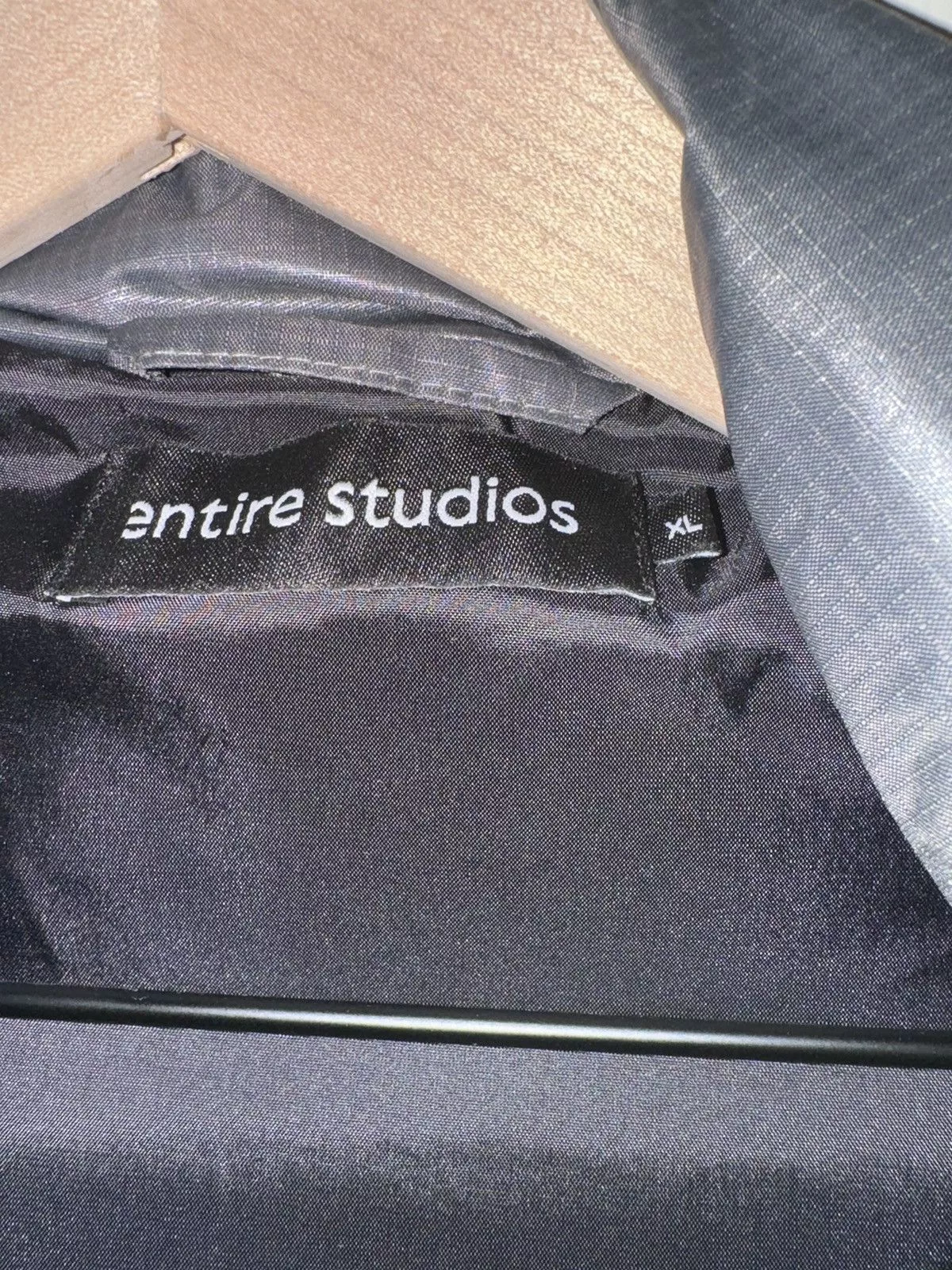 Entire Studios Heavy Coats Entire Studios Men's Black and Silver Jacket