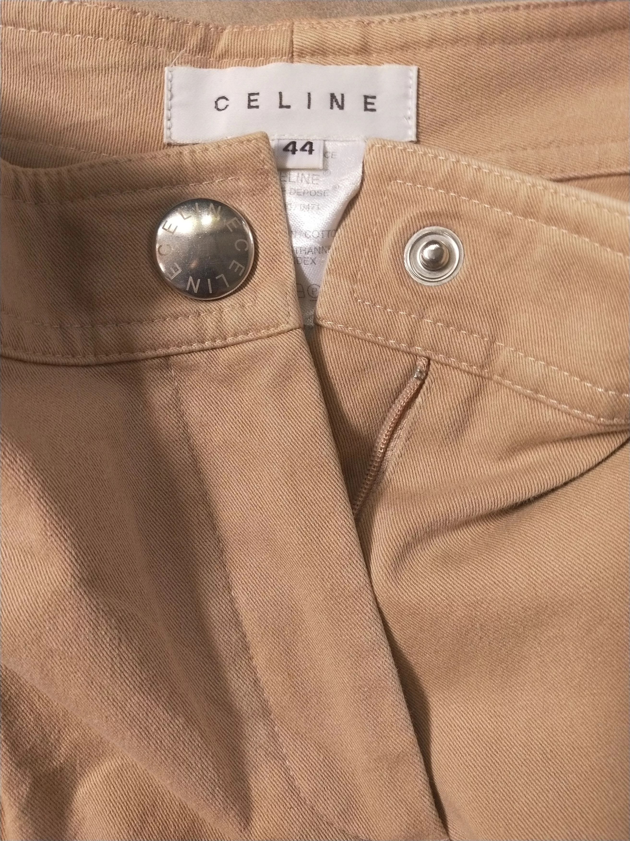 Celine Pants Celine vatigue double pocket Brown
