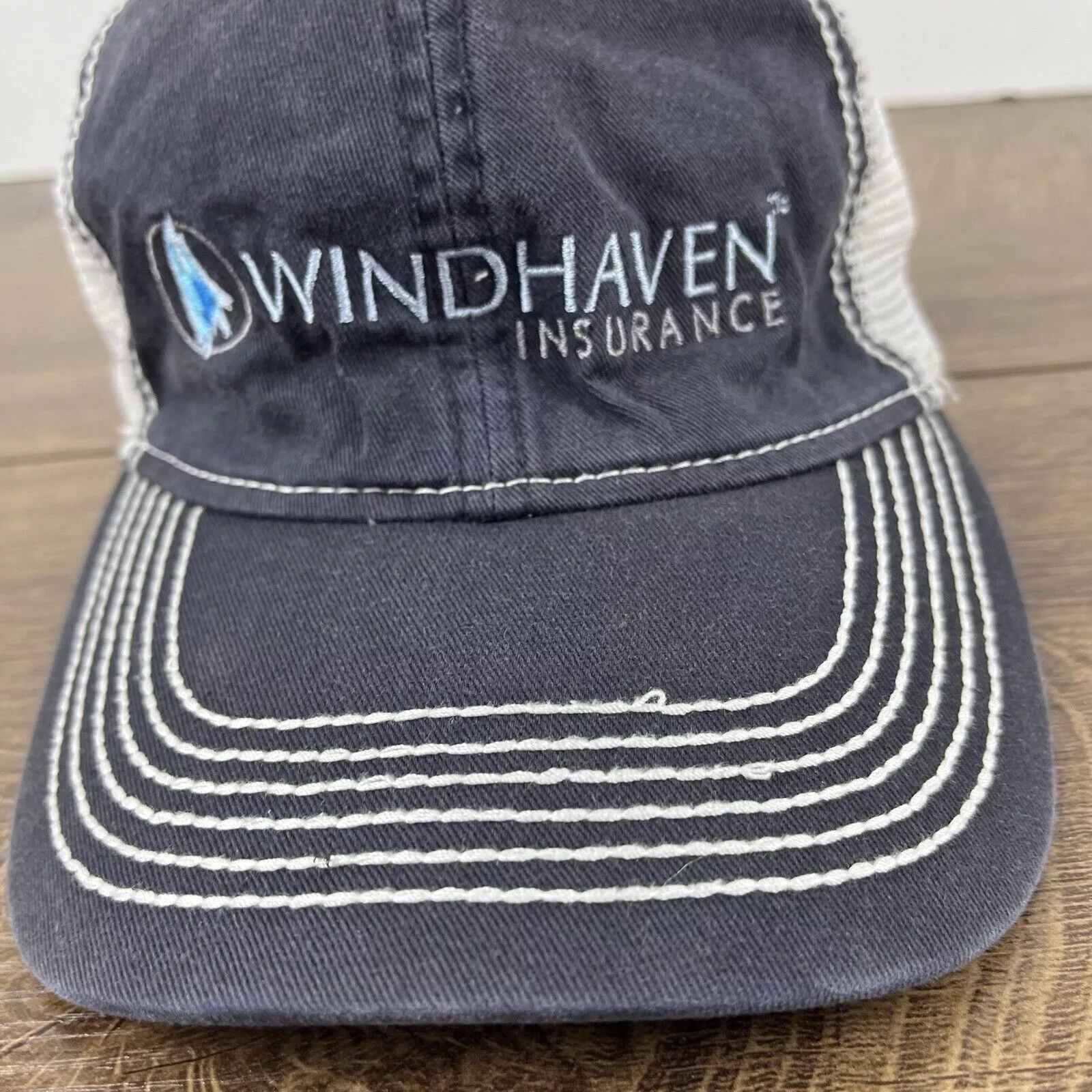 Other Hats Other Windhaven Insurance Hat Wind Haven Blue Adjustable Hat Blue