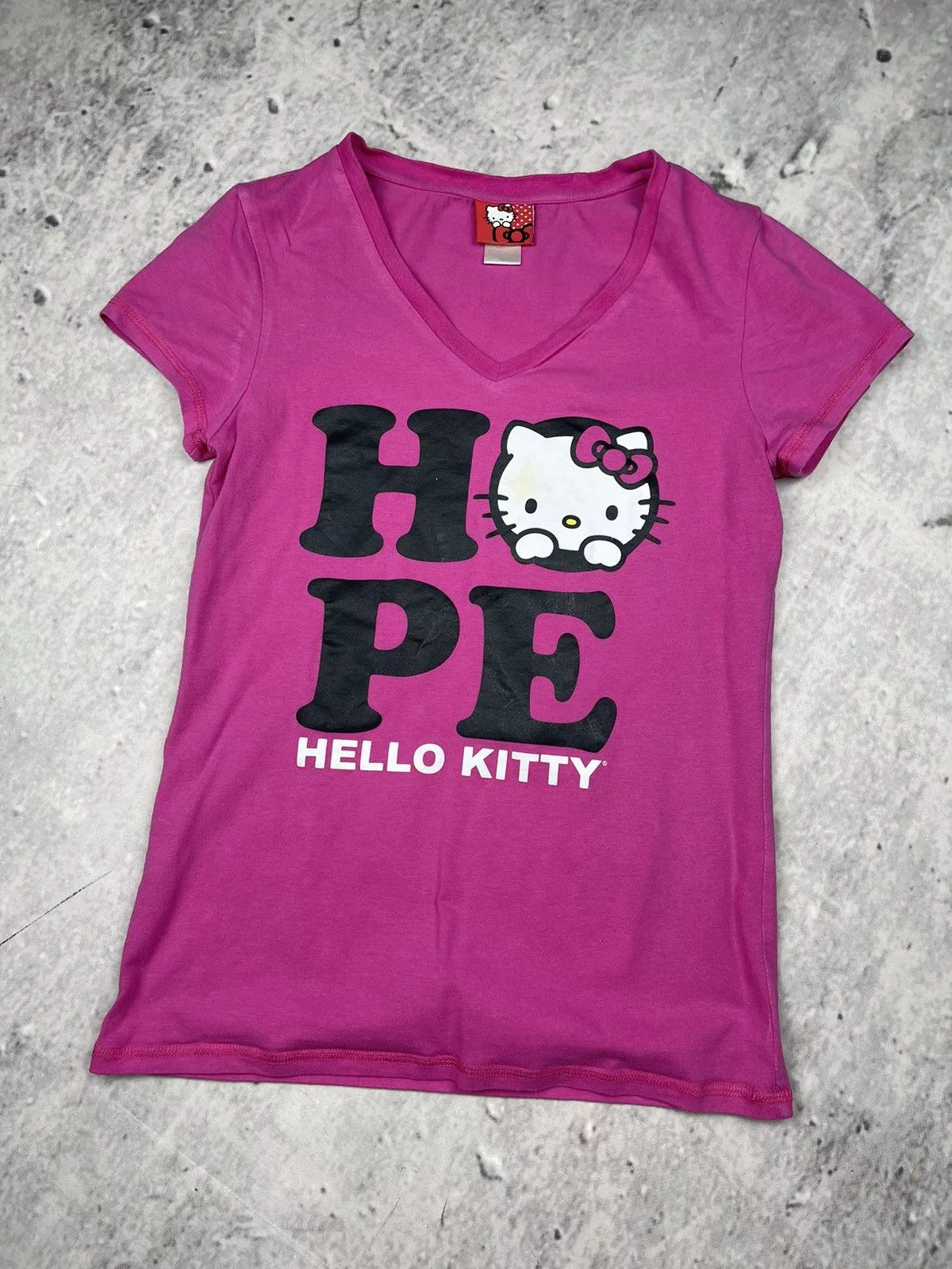 Vintage Blouses Vintage Hello Kitty 00s Y2K tee wmns Pink Streetwear