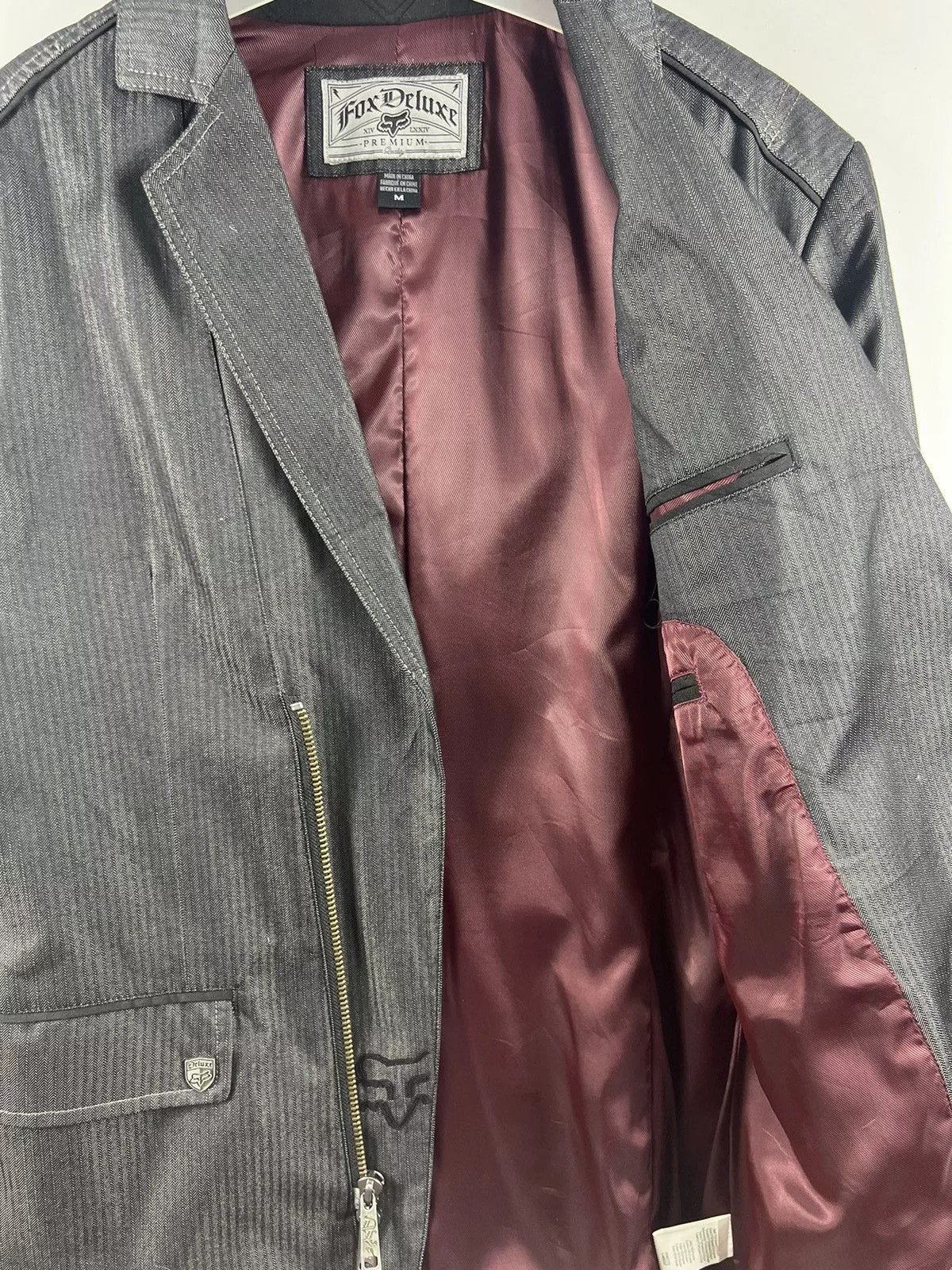 Fox Racing Heavy Coats Fox Racing 🔥 FOX DELUXE herringbone heavy jacket - M Gray