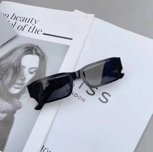 Designer Sunglasses Designer × Vintage Vintage square frame sunglasses Black
