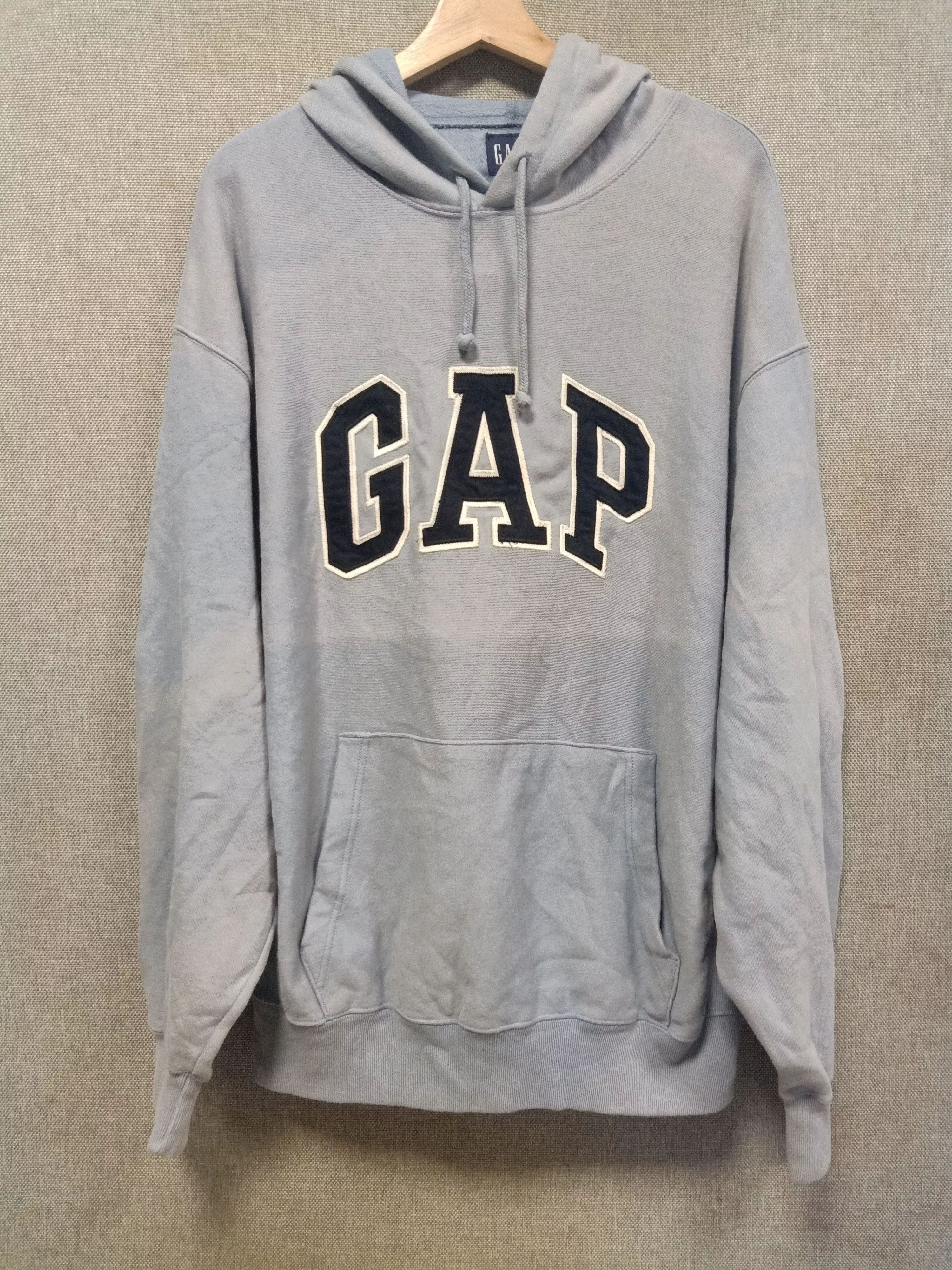 Gap Sweatshirts Hoodies Gap × Kanye West × Vintage sweatshirt hoodie gap big logo very rare Gray