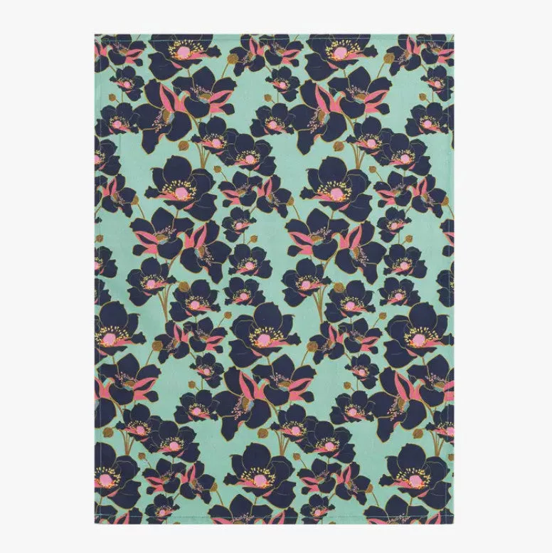 Big Petals Printed Kitchen Towel