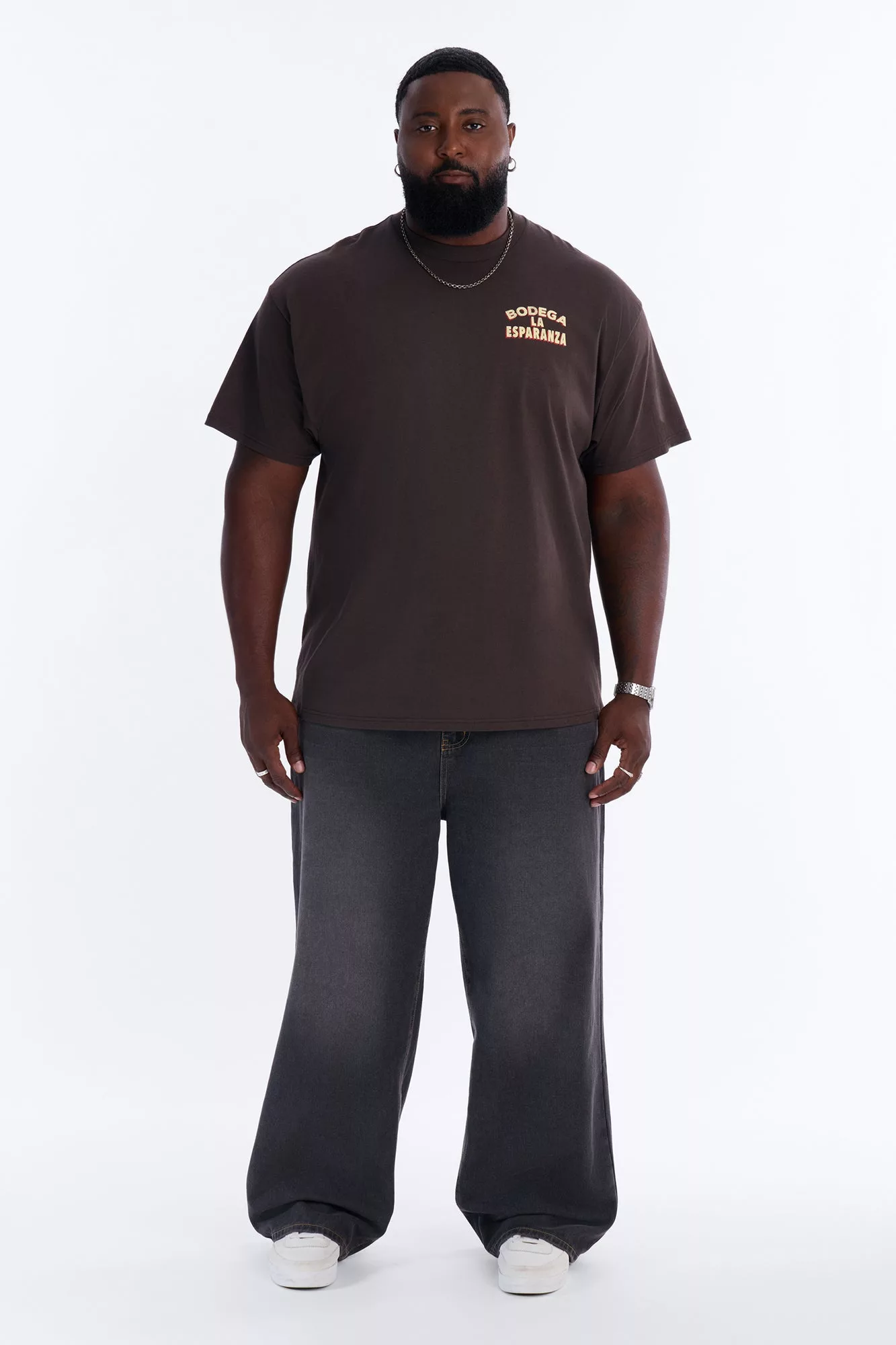 Bodega La Esperanza Short Sleeve Tee - Brown