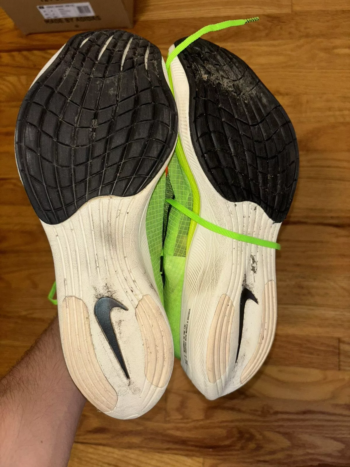 Nike Low Top Sneakers Nike ZoomX Vaporfly Next% Volt Green Blast