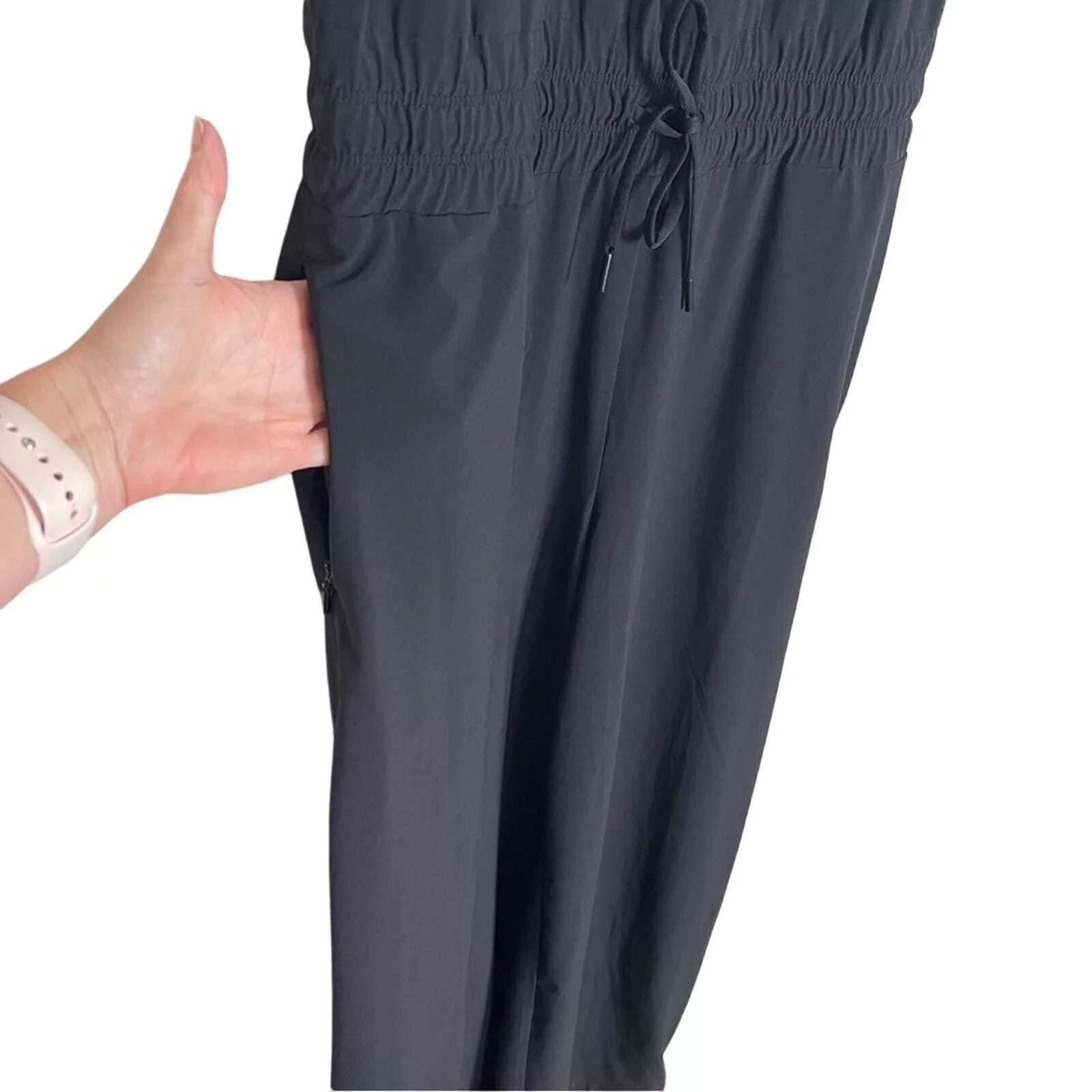 Athleta Jumpsuits Athleta Savannah Wide Leg Jumpsuit Black Size 10