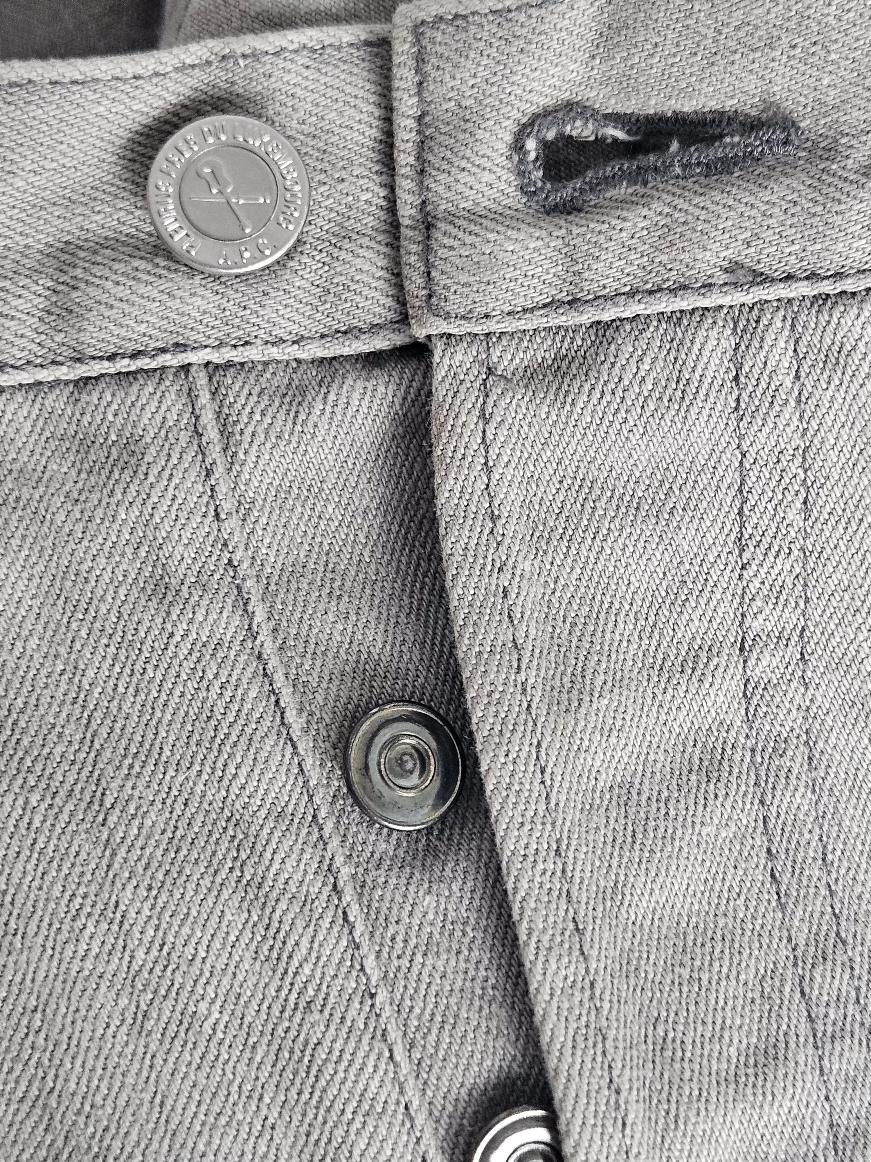 A.P.C. Denim A.P.C. APC Reu de Fleurus Paris Jeans Gray