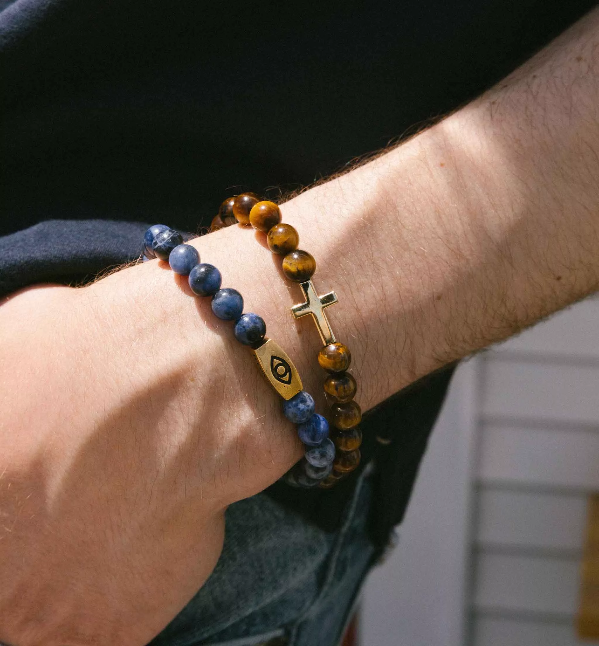 Divine Faith Tiger's Eye Stretch Bracelet