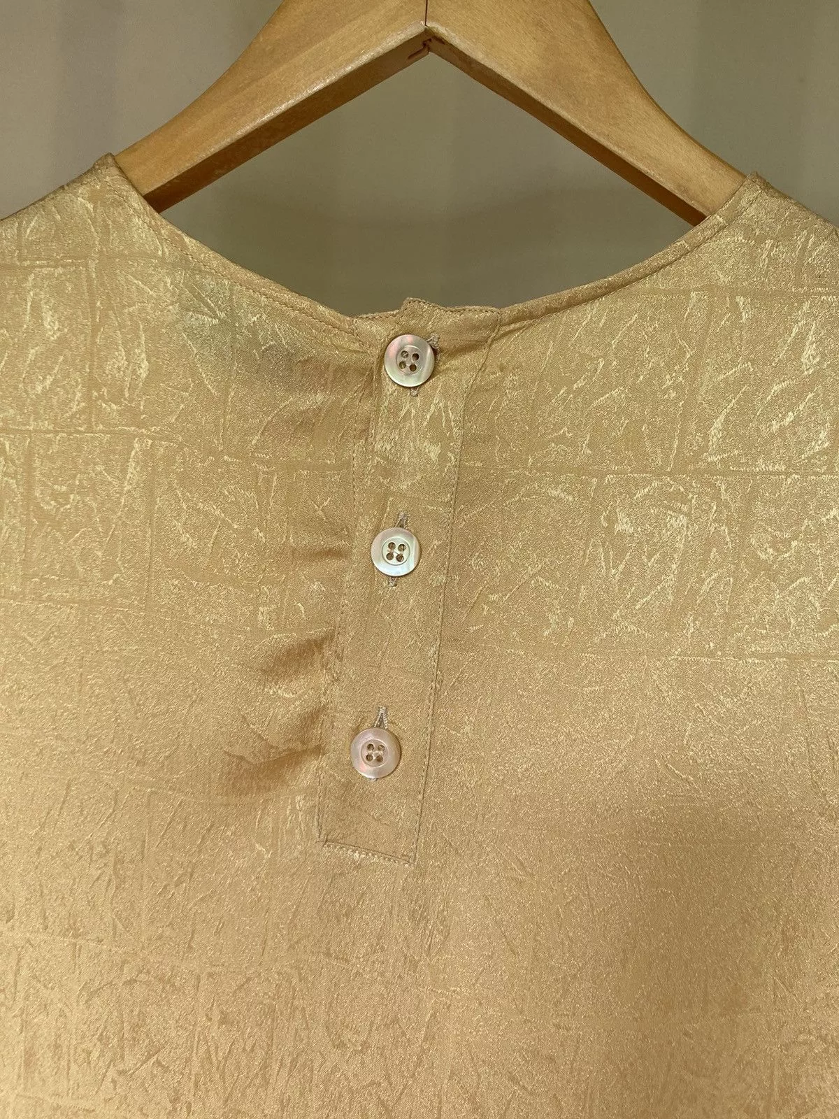Valentino Blouses Valentino vintage silk blouse Yellow