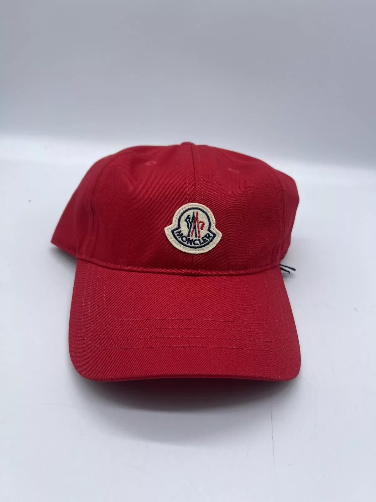 Moncler Hats Moncler logo red cap one size