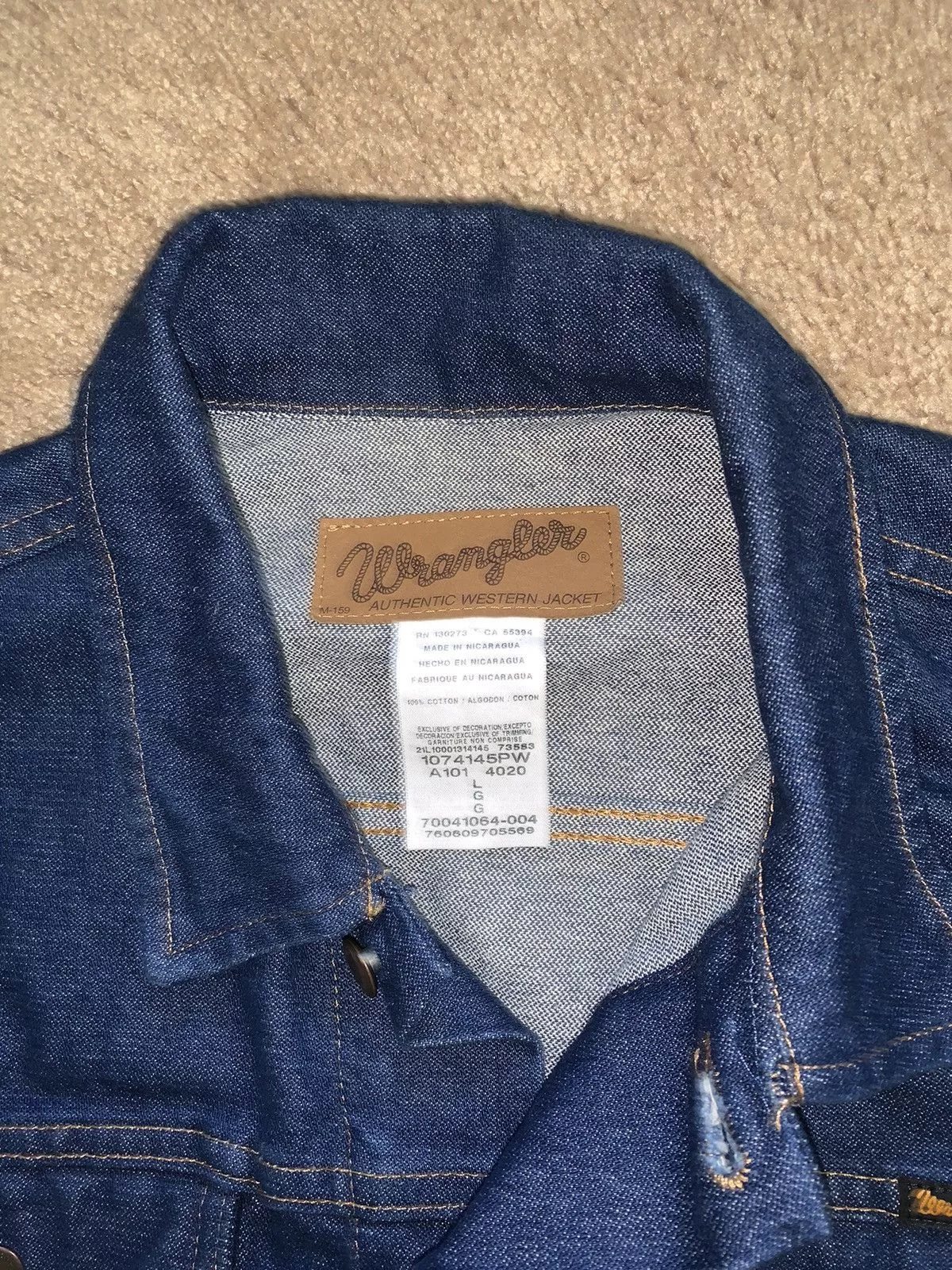 Wrangler Denim Jackets Denim Wrangler Jacket Blue