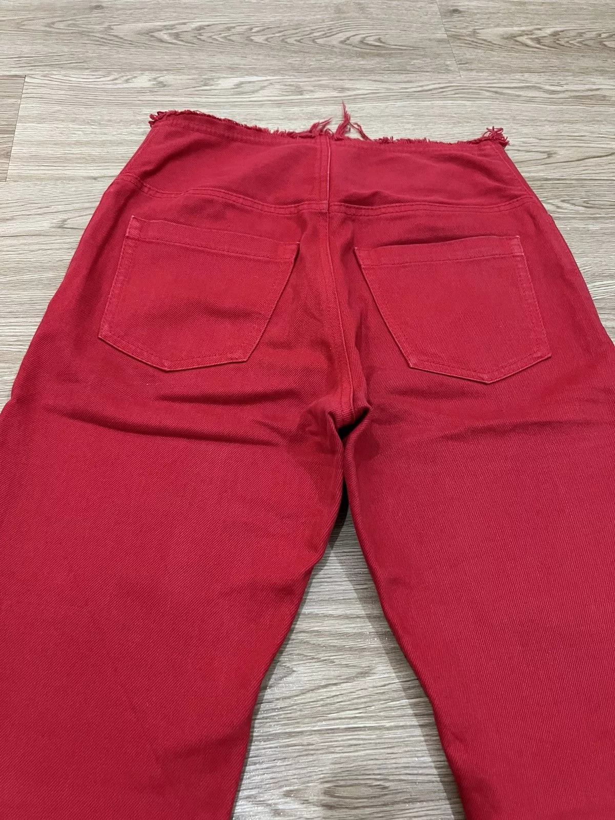 Opening Ceremony Denim 🔥RARE🔥Opening Ceremony Distressed Jeans Red