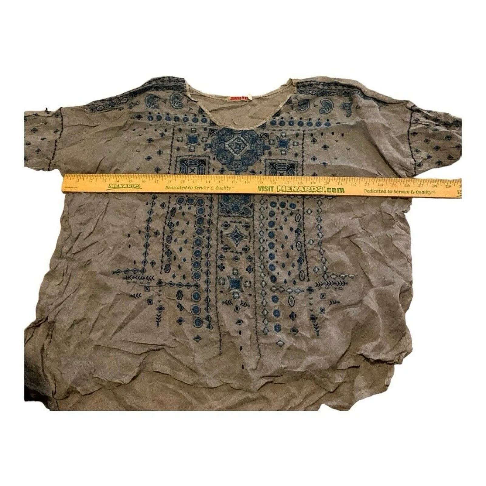 Johnny Was Blouses Johnny Was Embroidered Top Multi