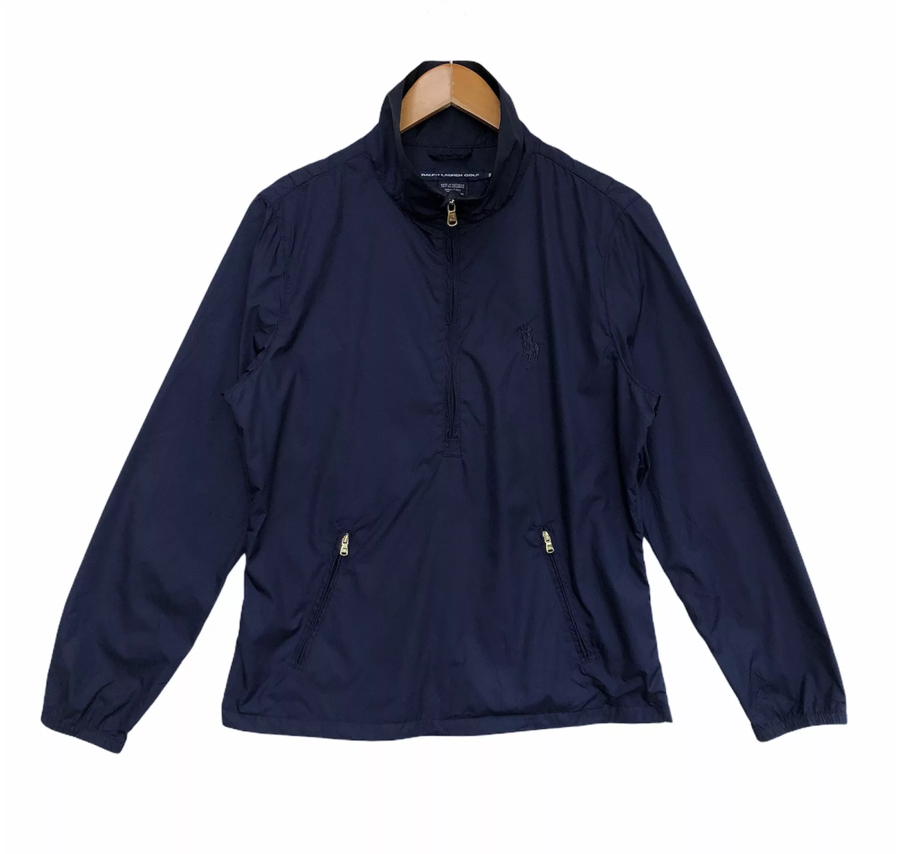 Ralph Lauren Light Jackets Ralph Lauren × RLX Ralph Lauren RL GOLF POLYESTER LIGHTWEIGHT HALFZIPPER JUMPER Blue