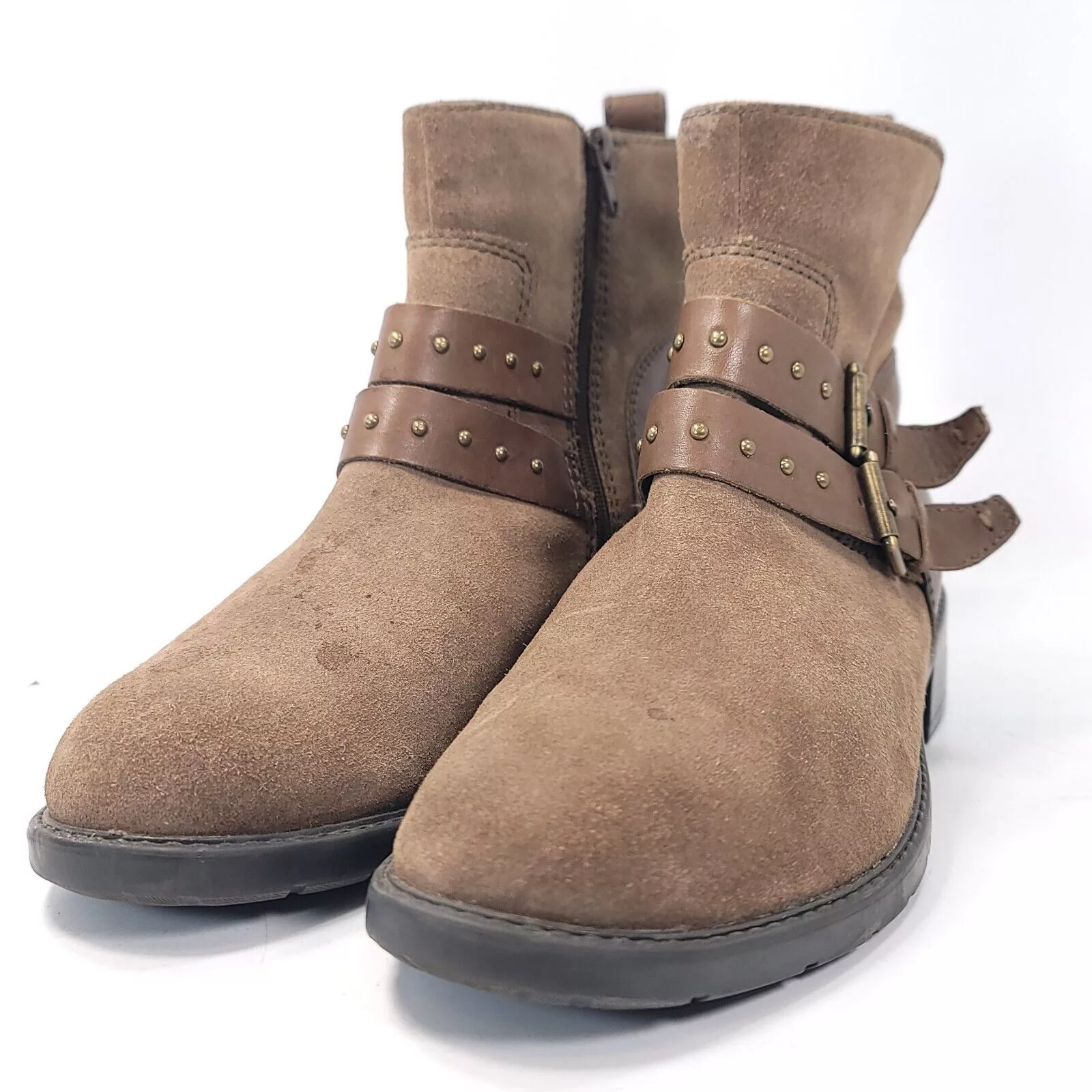 Clarks Boots Clarks Zip Side Mid Rise Boot Womens Size 8.5 26112876 Brown