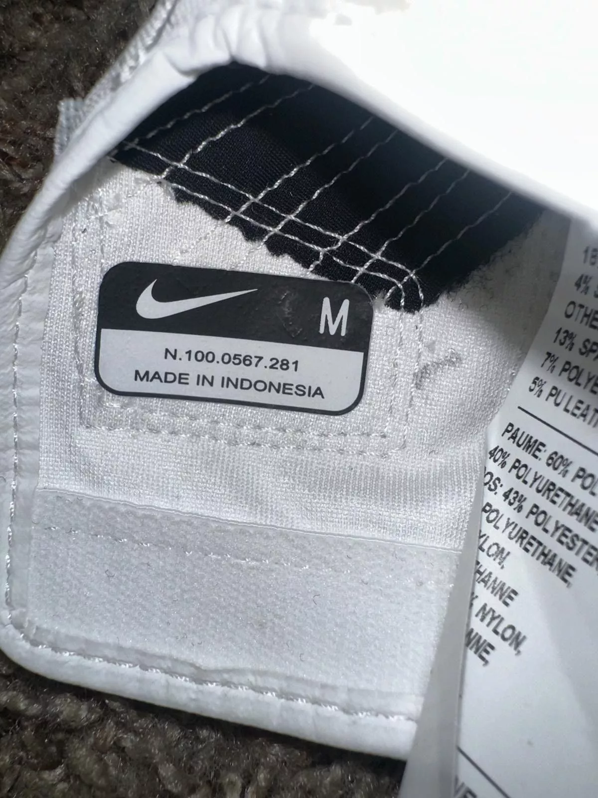 Nike Miscellaneous Nike Golf Dura Feel Single Glove Junior Right White