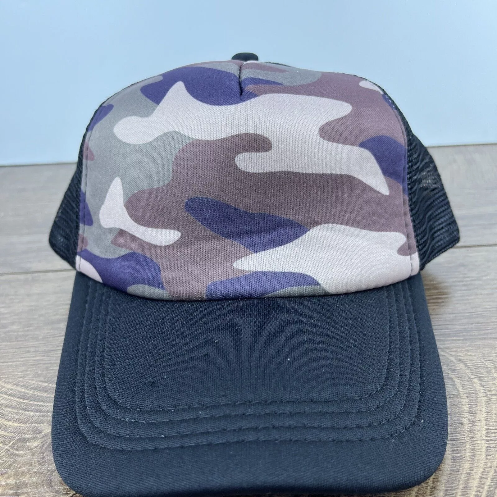 Other Hats Other Camo Hat Brown Black Hat Snapback Adjustable Adult Size Blac