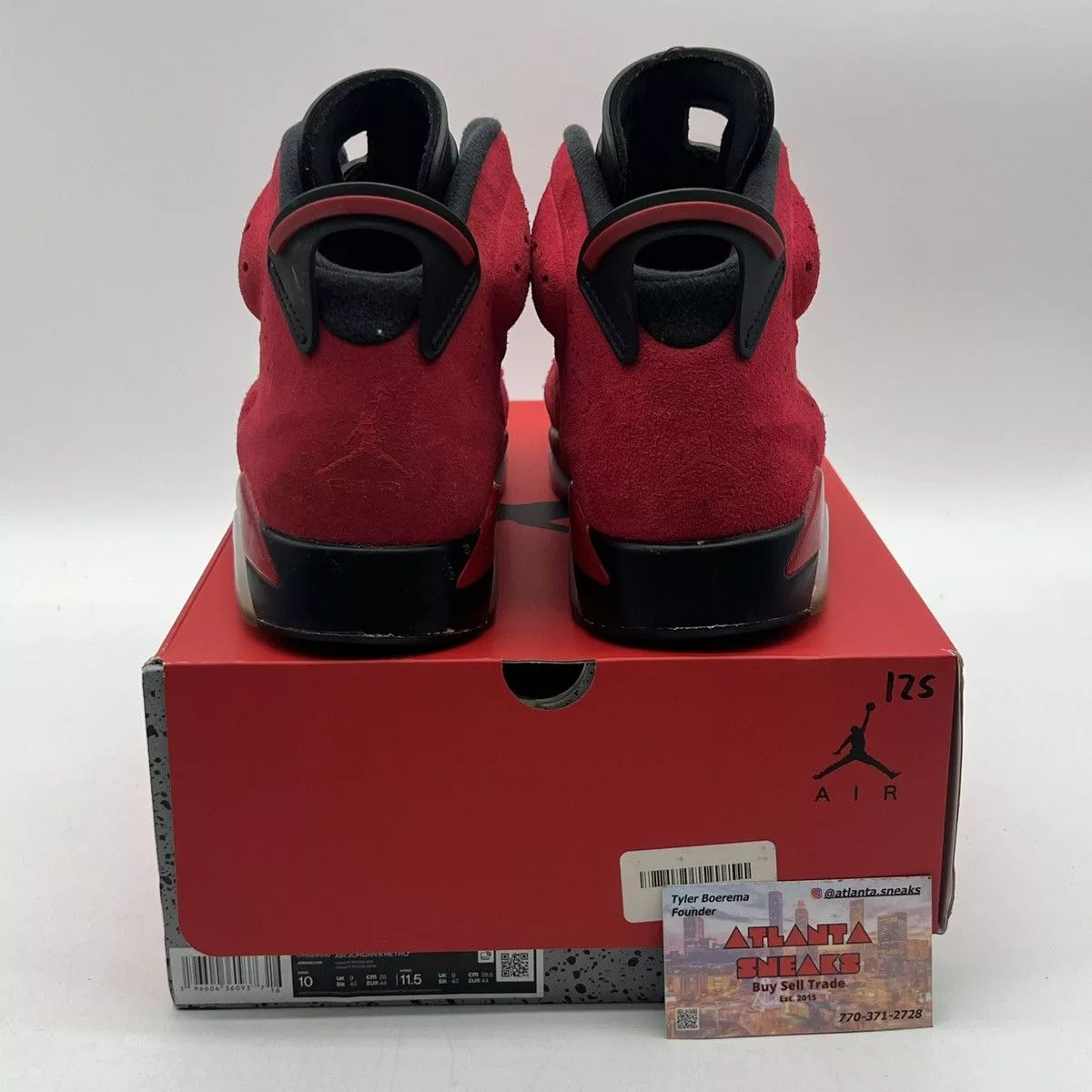 Jordan Brand Hi Top Sneakers Jordan Brand Air Jordan 6 Toro bravo Red