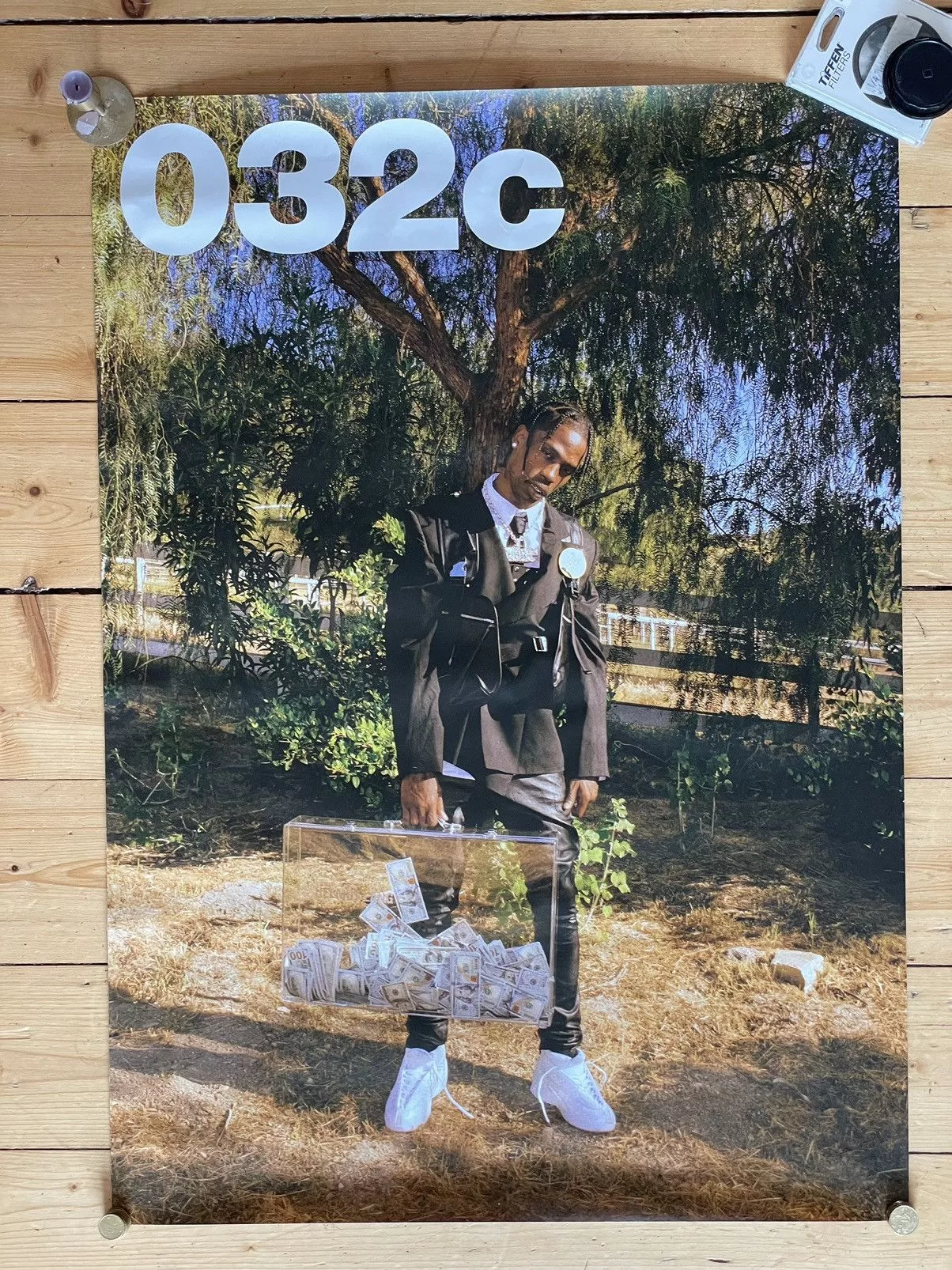 032c Miscellaneous 032c × Travis Scott 032c Travis Scott Poster Black