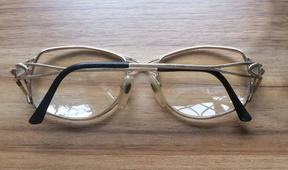 Vintage Christian Dior Glasses Gold
