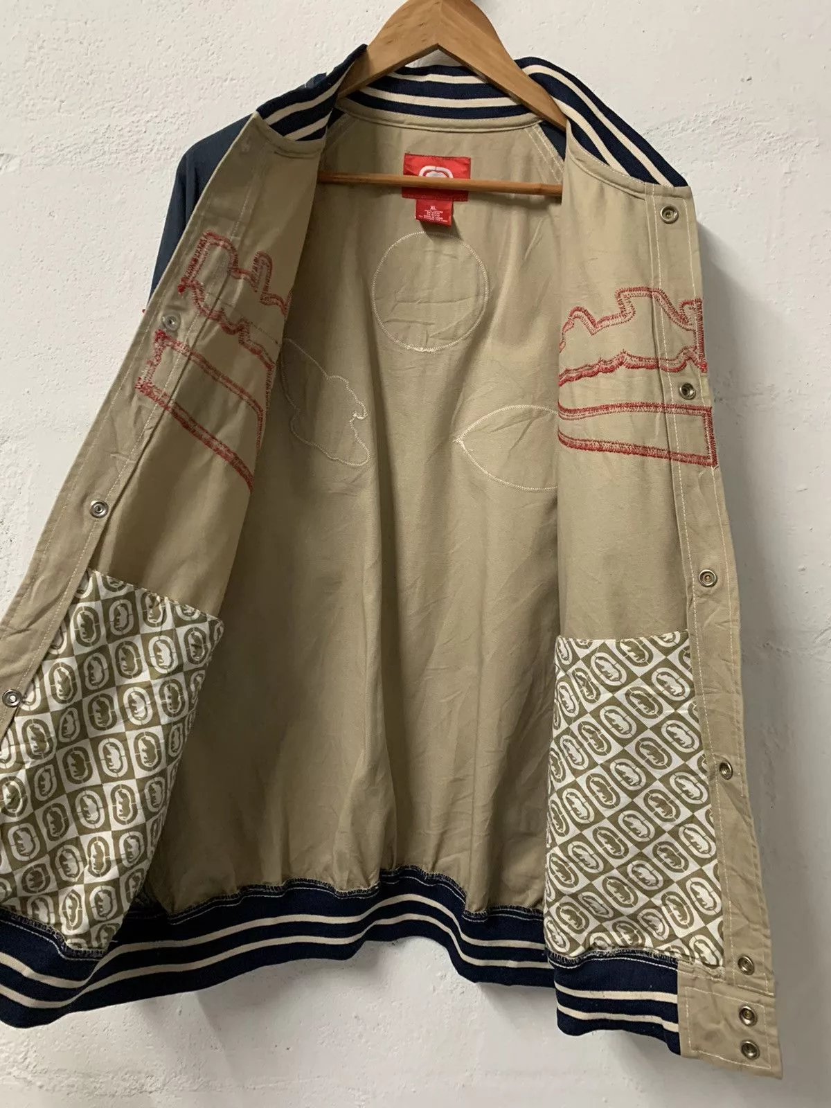 Ecko Unltd. Light Jackets Ecko Unltd. × Vintage Vintage Ecko Unltd Varsity Jacket Brown