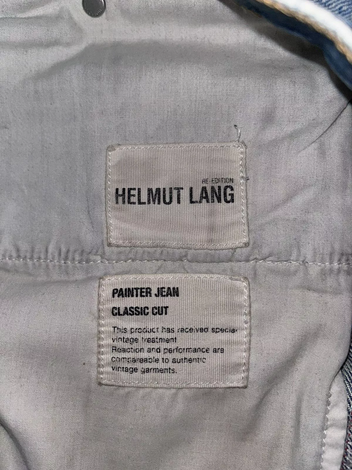 Helmut Lang Denim Helmut Lang painter Jeans Blue