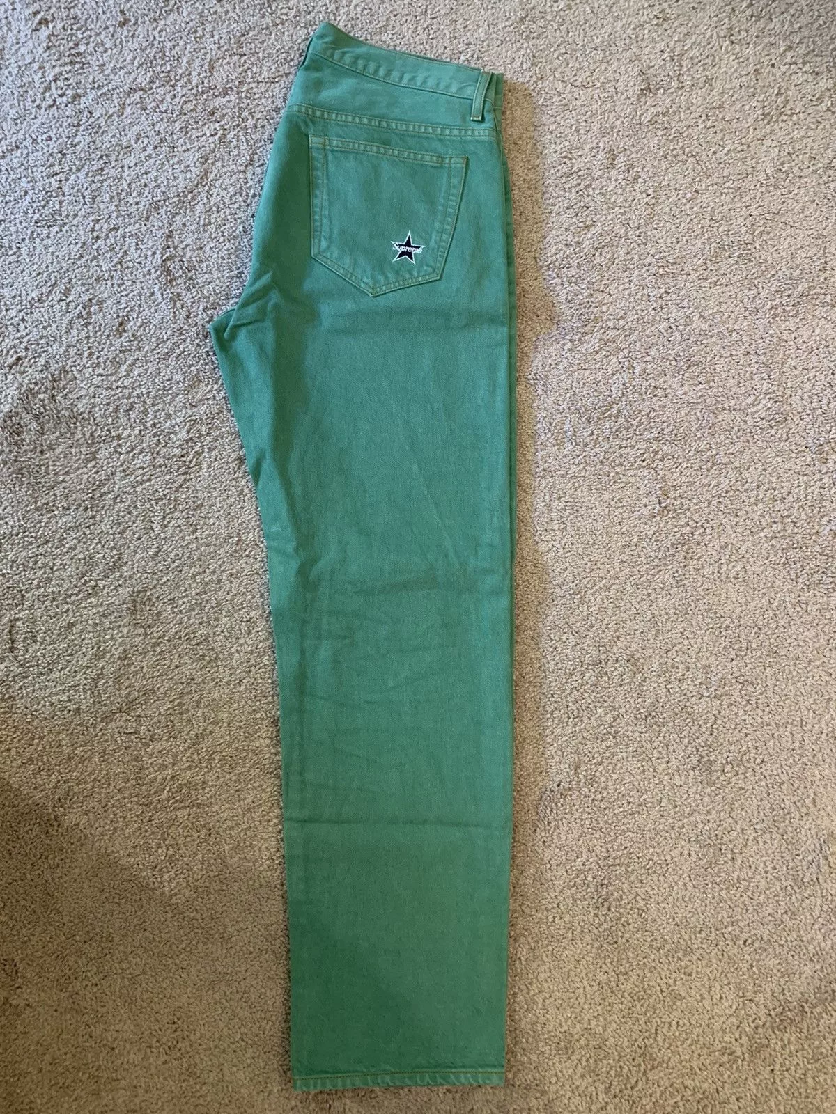 Supreme Denim Supreme Regular Jeans Green