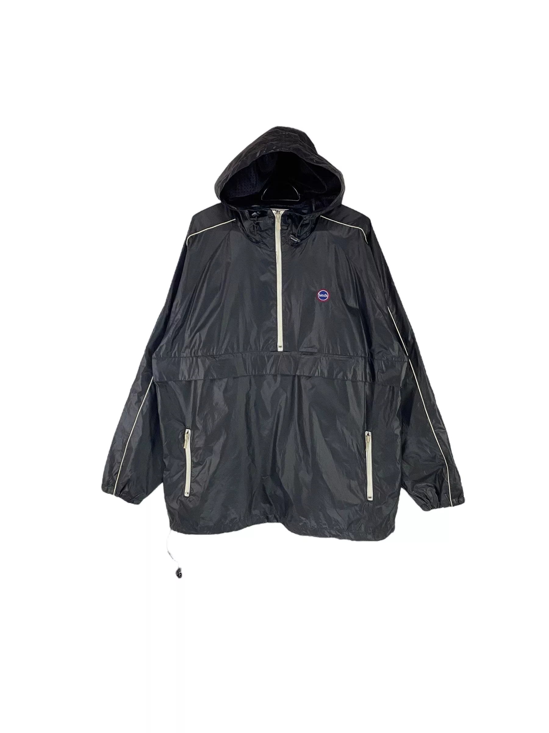 Hook-Ups Light Jackets Hook-Ups × Shorty's Skateboards × Vintage Vintage Bitch skateboard deadstock hoodie anorak jacket Black