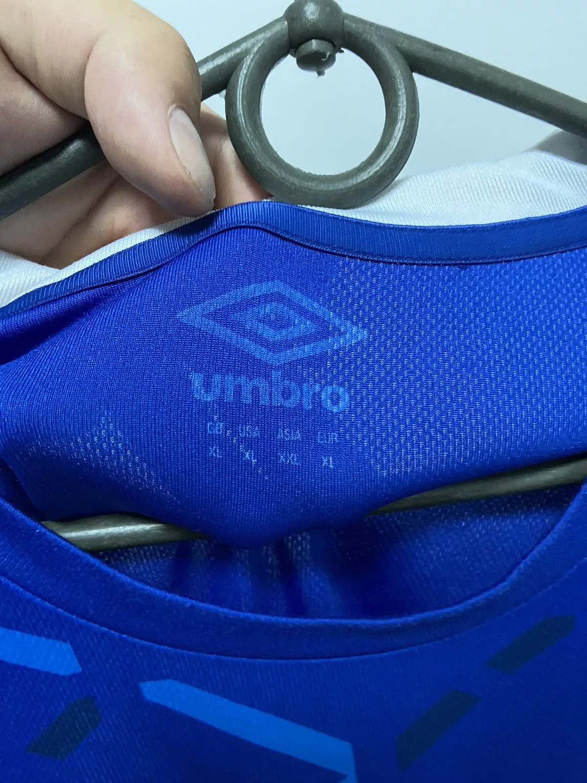 Umbro Short Sleeve T Shirts Umbro × Vintage Umbro Everton SportPesa Angry Birds Big Logo Vintage T shirt Blue
