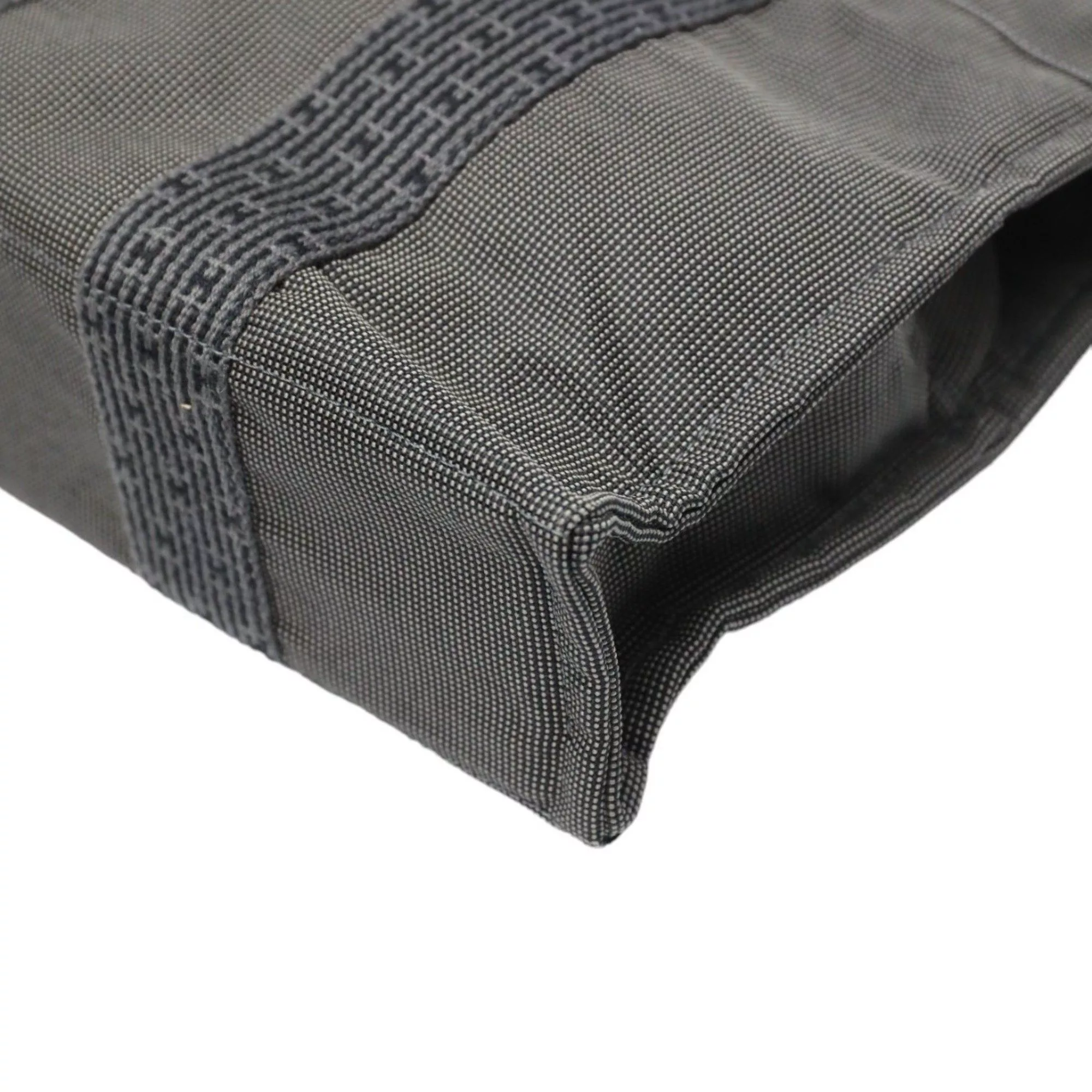 Hermes Other HERMES Handbag Air Line Canvas Grey Gray